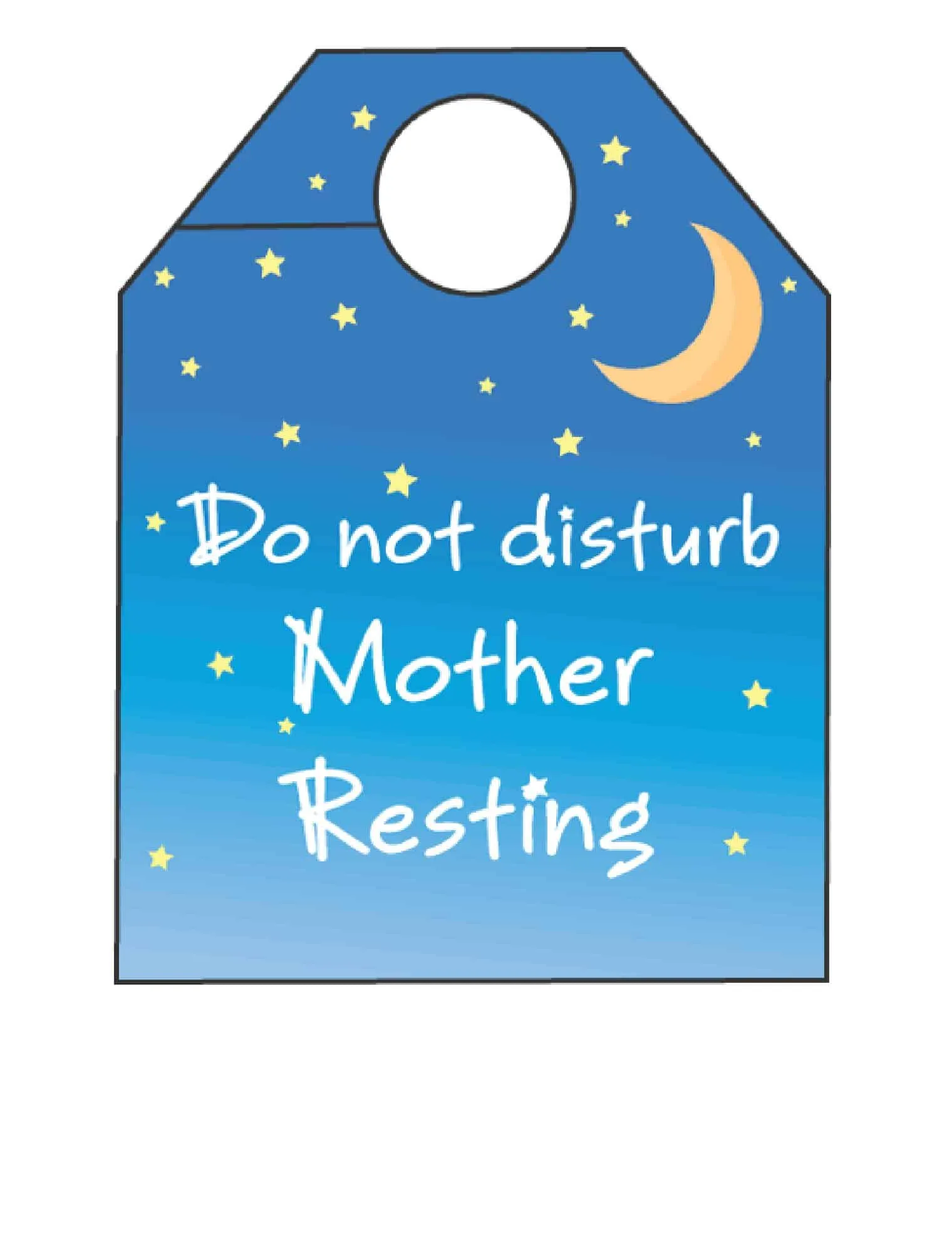 Do Not Disturb Sign Template
