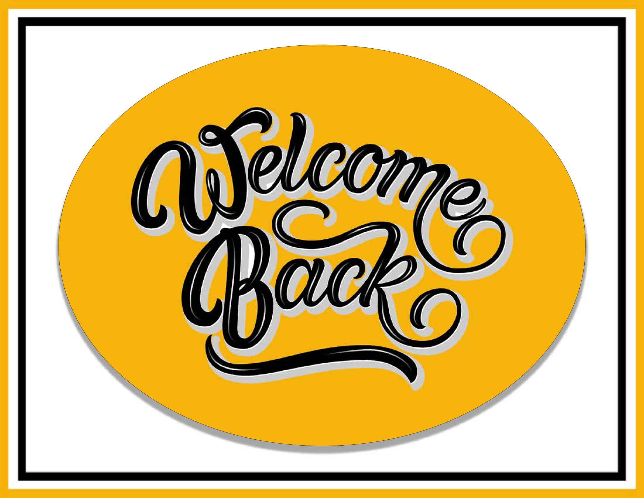 Welcome Back Sign Free Printable Welcome Back Sign Free Printable