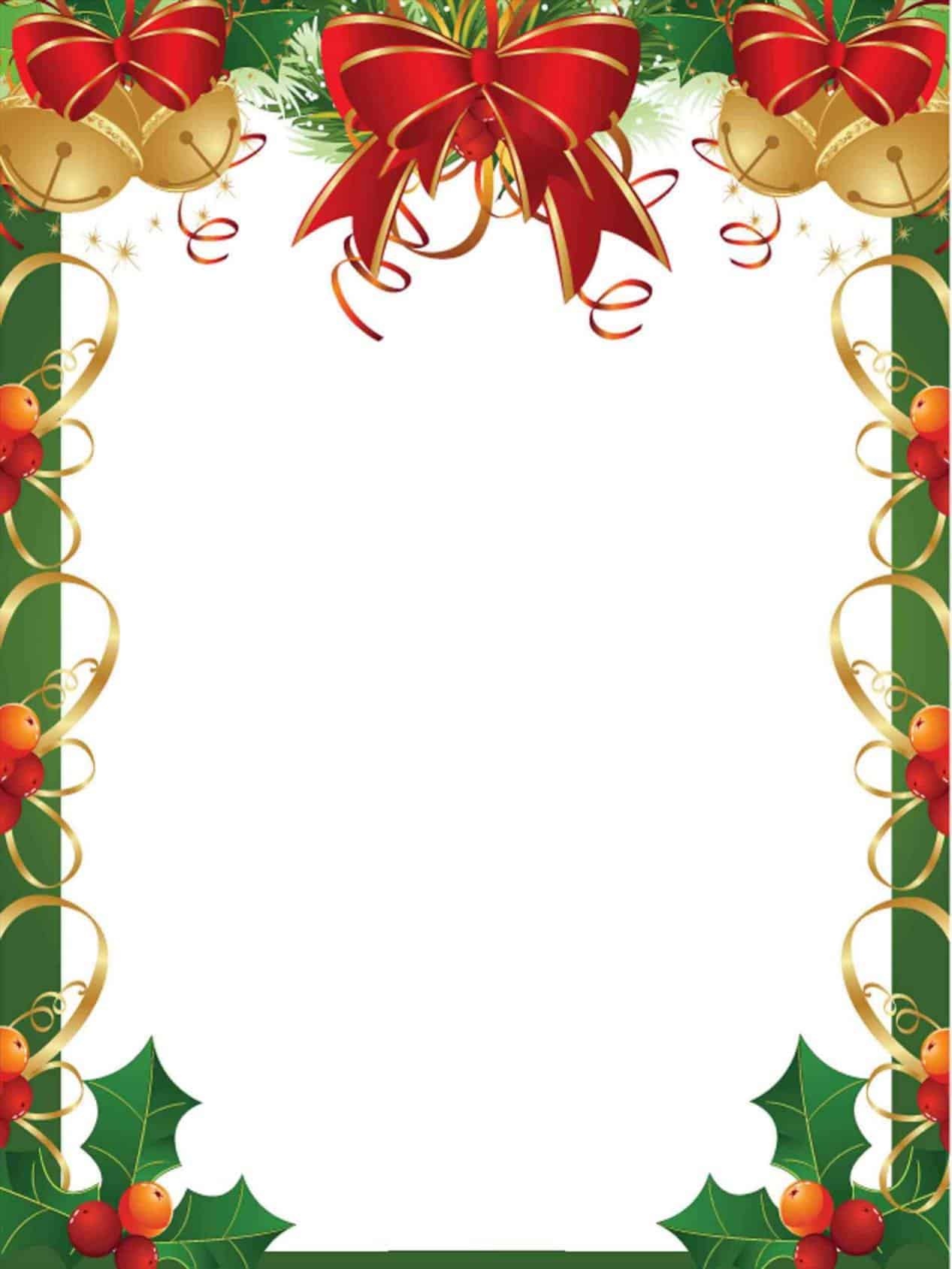 Downloadable Christmas Borders PDF Downloadable Christmas Borders PDF