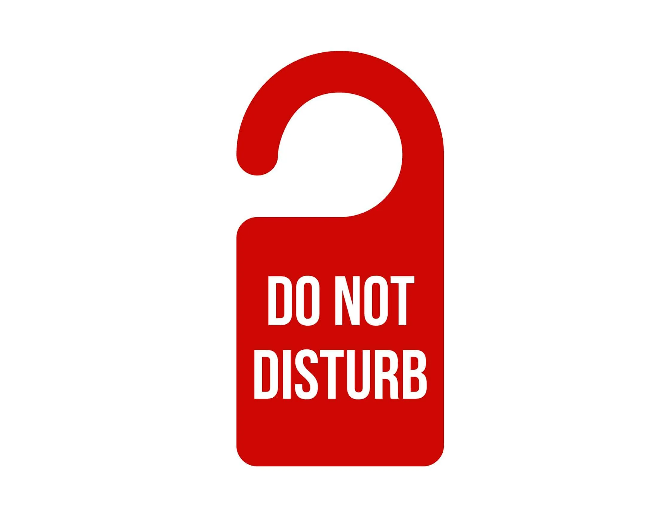 Downloadable Do Not Disturb Sign