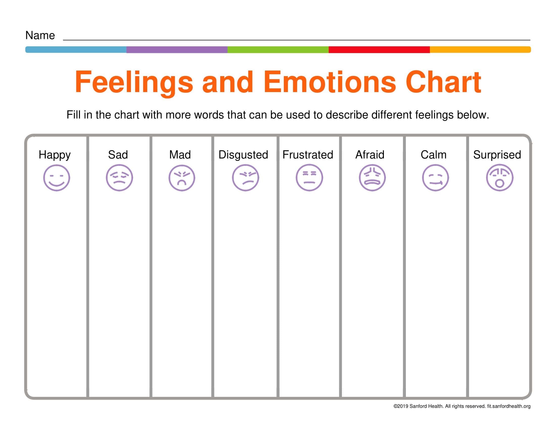 Emotions Chart For Adults Free Emotions Chart For Adults Free