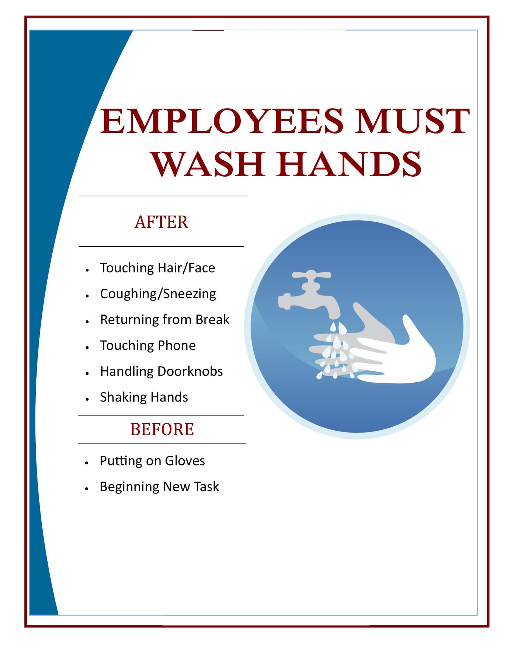Free Printable Handwashing Signs Free Printable Handwashing Signs