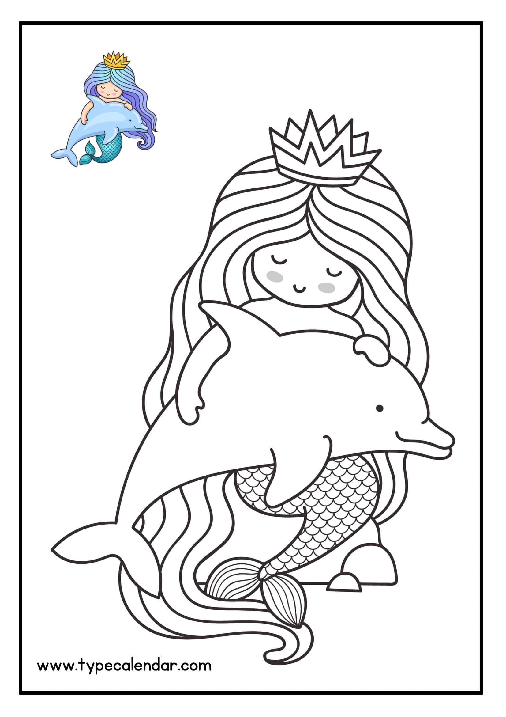 Downloadable Mermaid Coloring Pages Word Downloadable Mermaid Coloring Pages Word