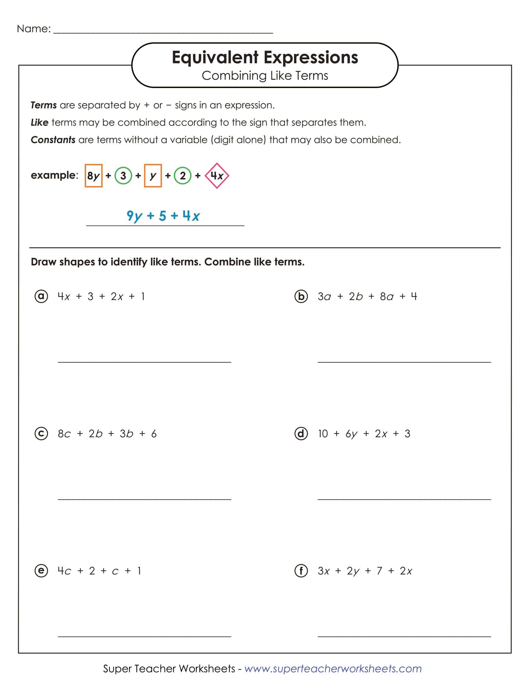 free-printable-combining-like-terms-worksheets-pdf-answers