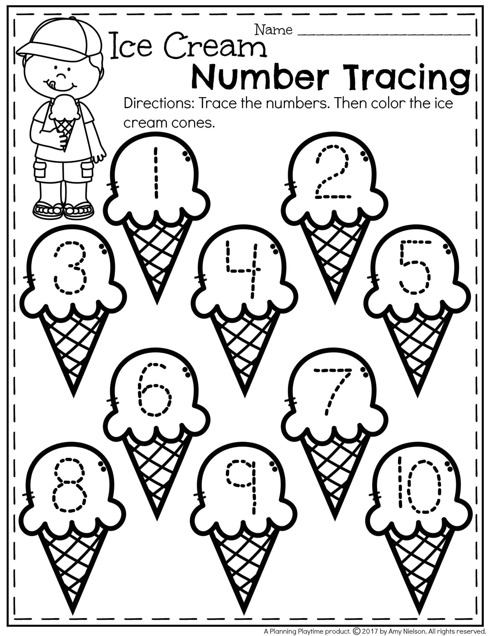 Editable Number Tracing Worksheets Template Editable Number Tracing Worksheets Template