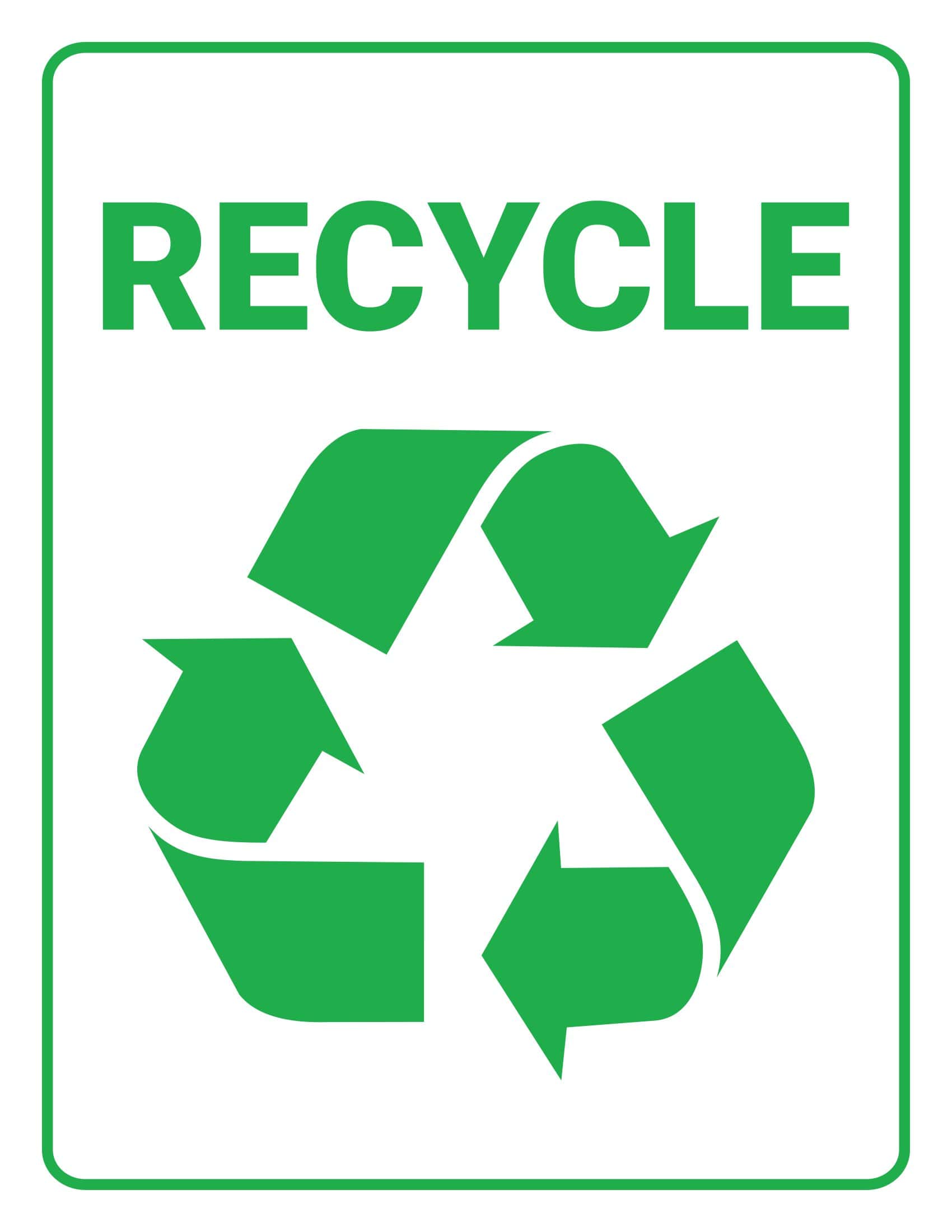 Printable Recycle Image