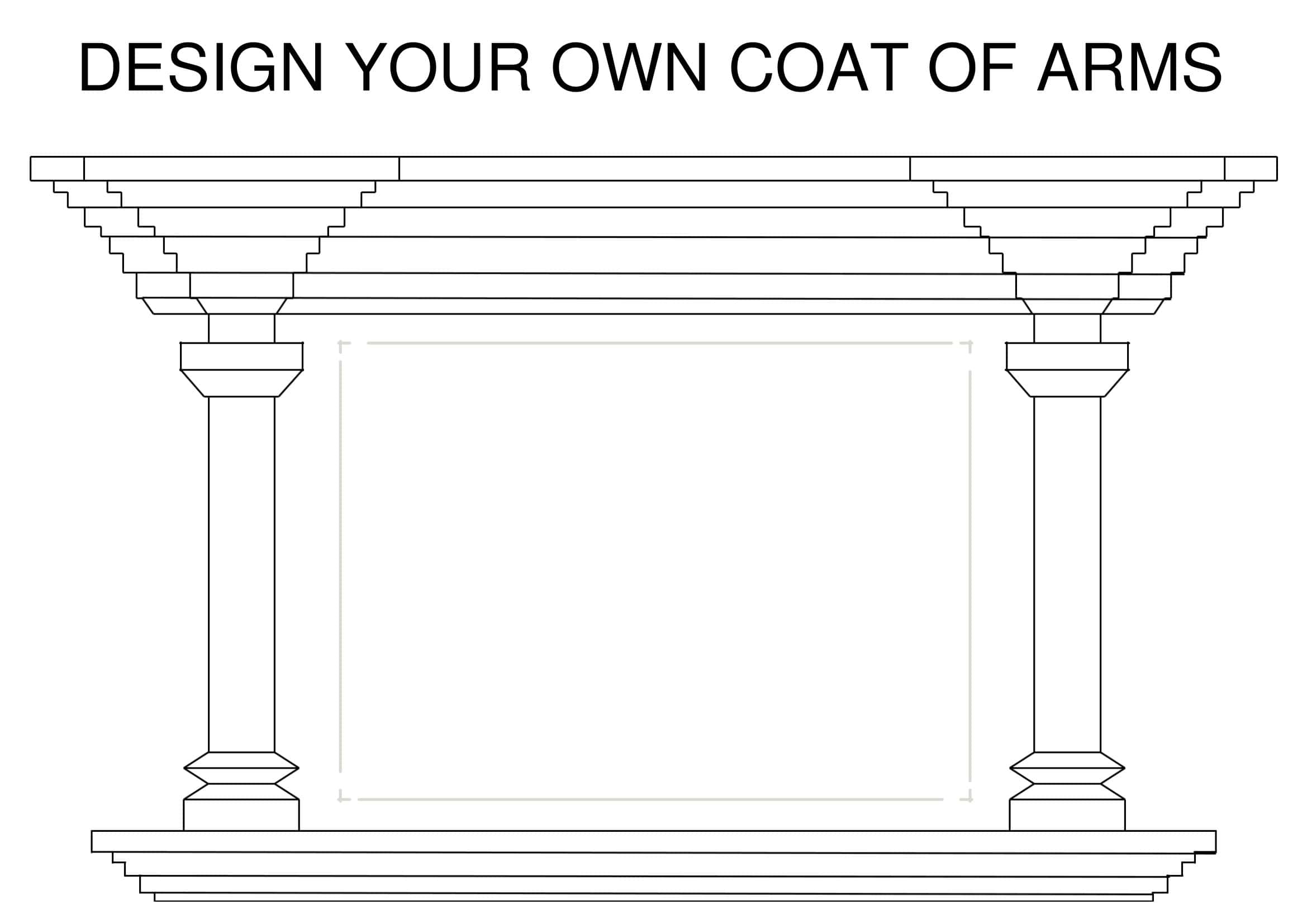 50 Free Printable Coat Of Arms Templates Editable PDF 