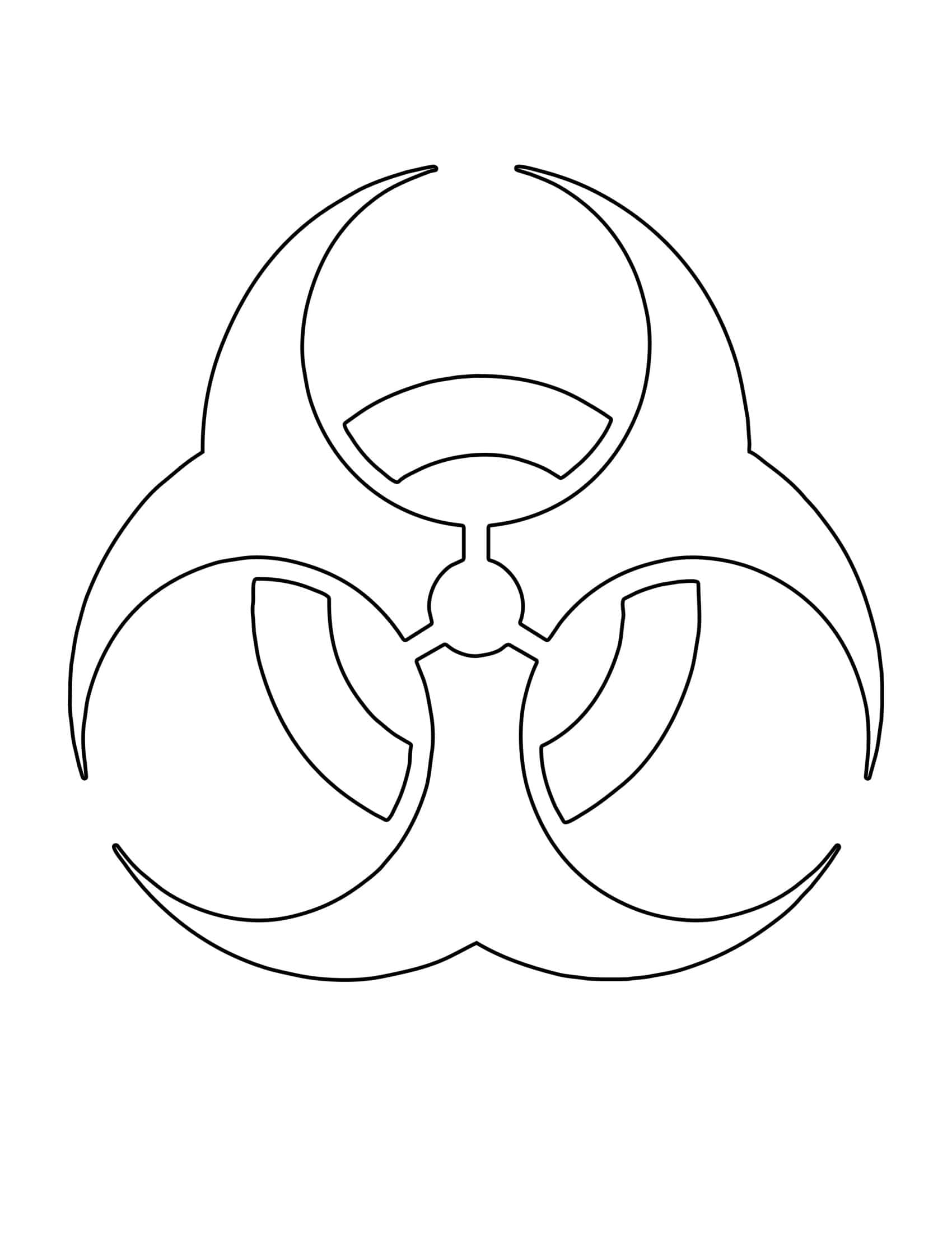 Free Printable Biohazard Sign Templates PNG PDF Colors Labels Free Printable Biohazard Sign Templates PNG PDF Colors Labels