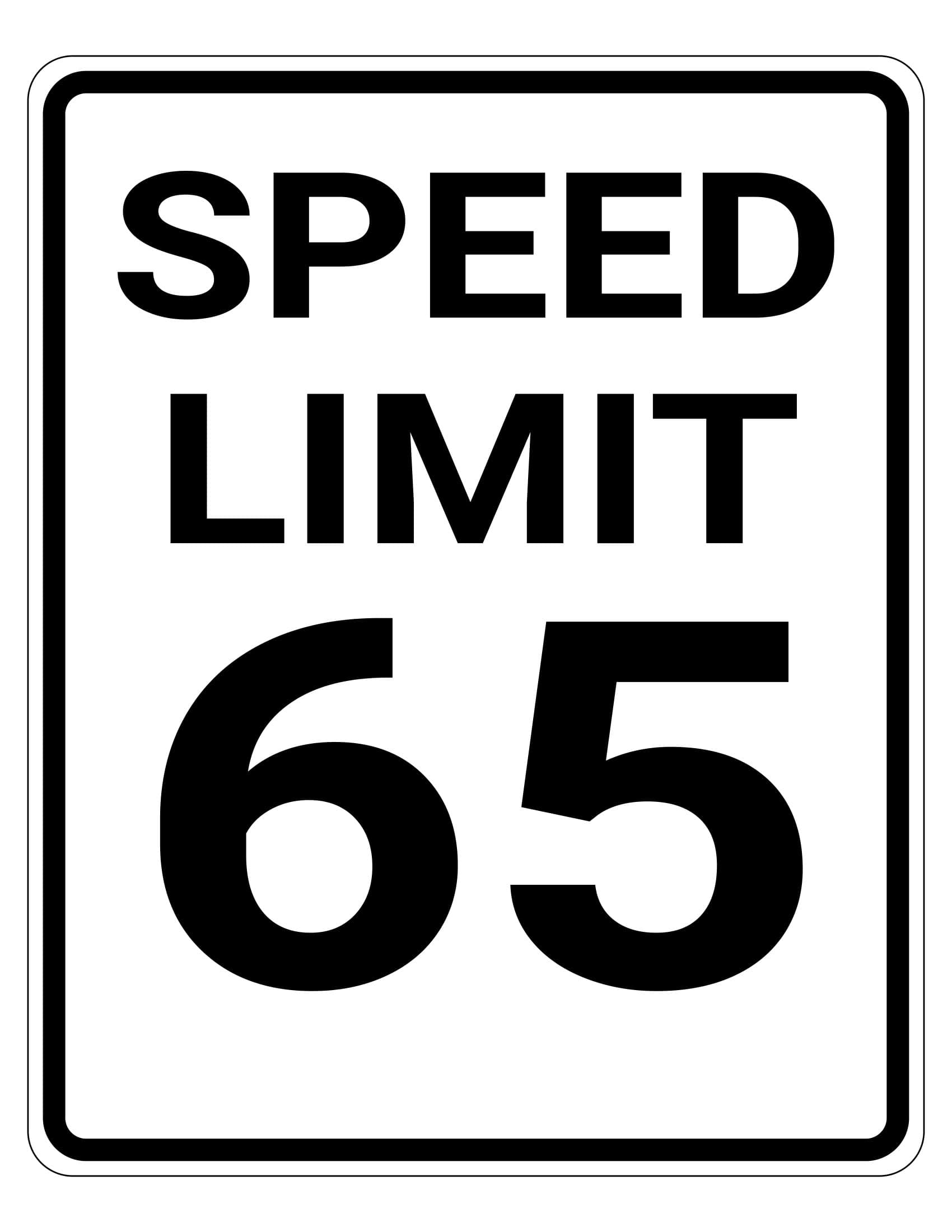 Example Speed Limit Sign PDF Example Speed Limit Sign PDF