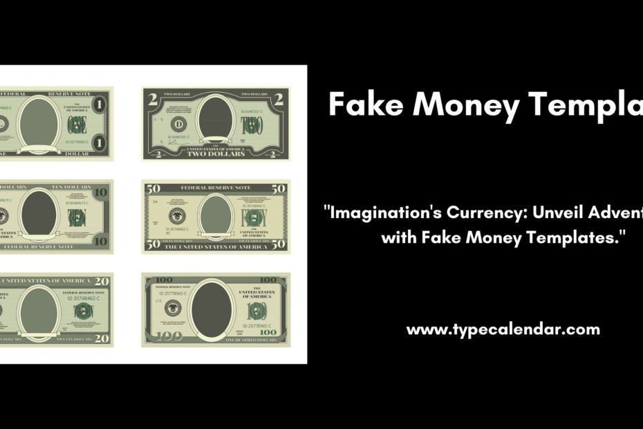 Fake Money Template