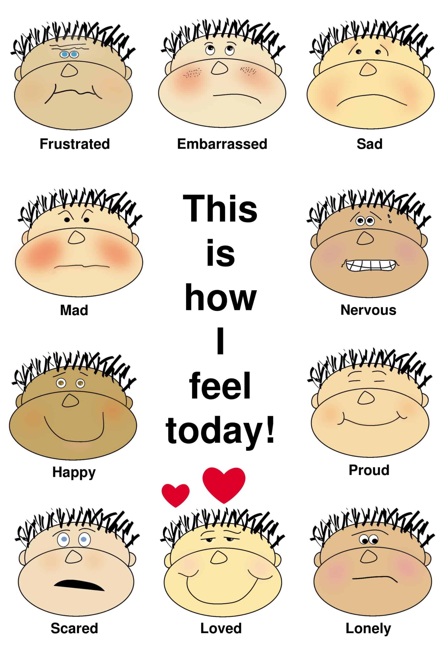 Feelings Charts PDF Feelings Charts PDF