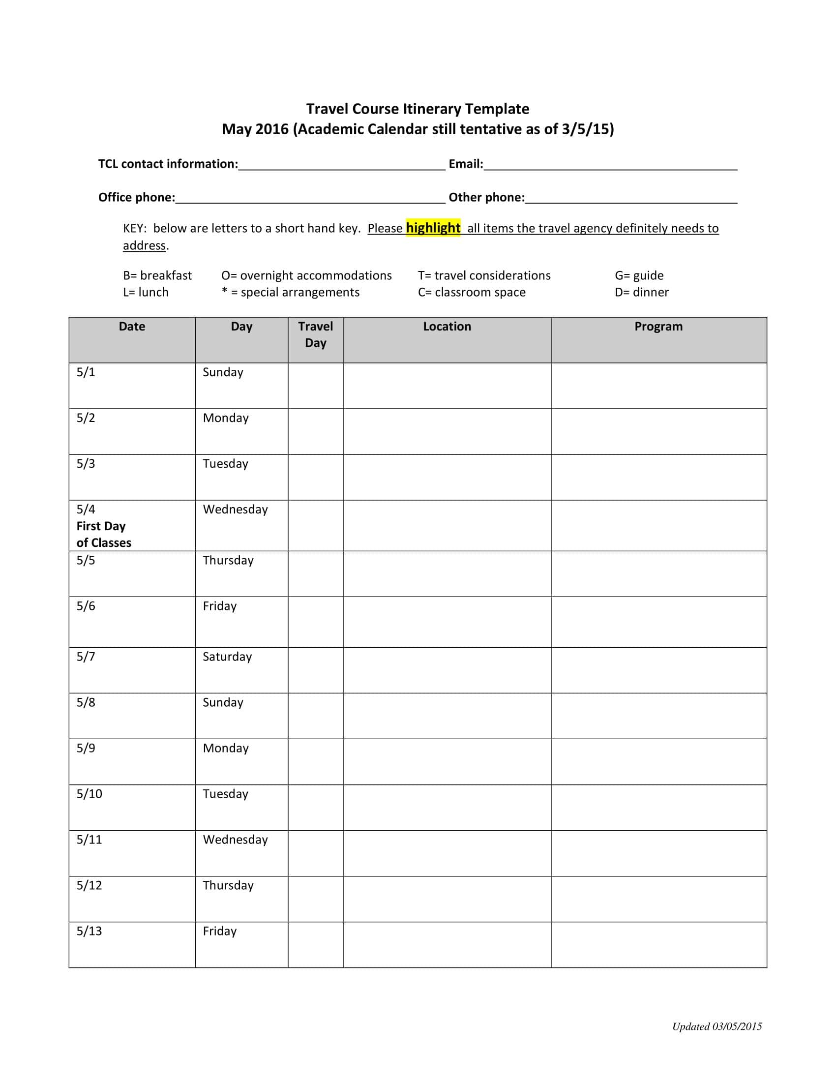 Fillable Travel Itinerary Powerpoint Fillable Travel Itinerary Powerpoint