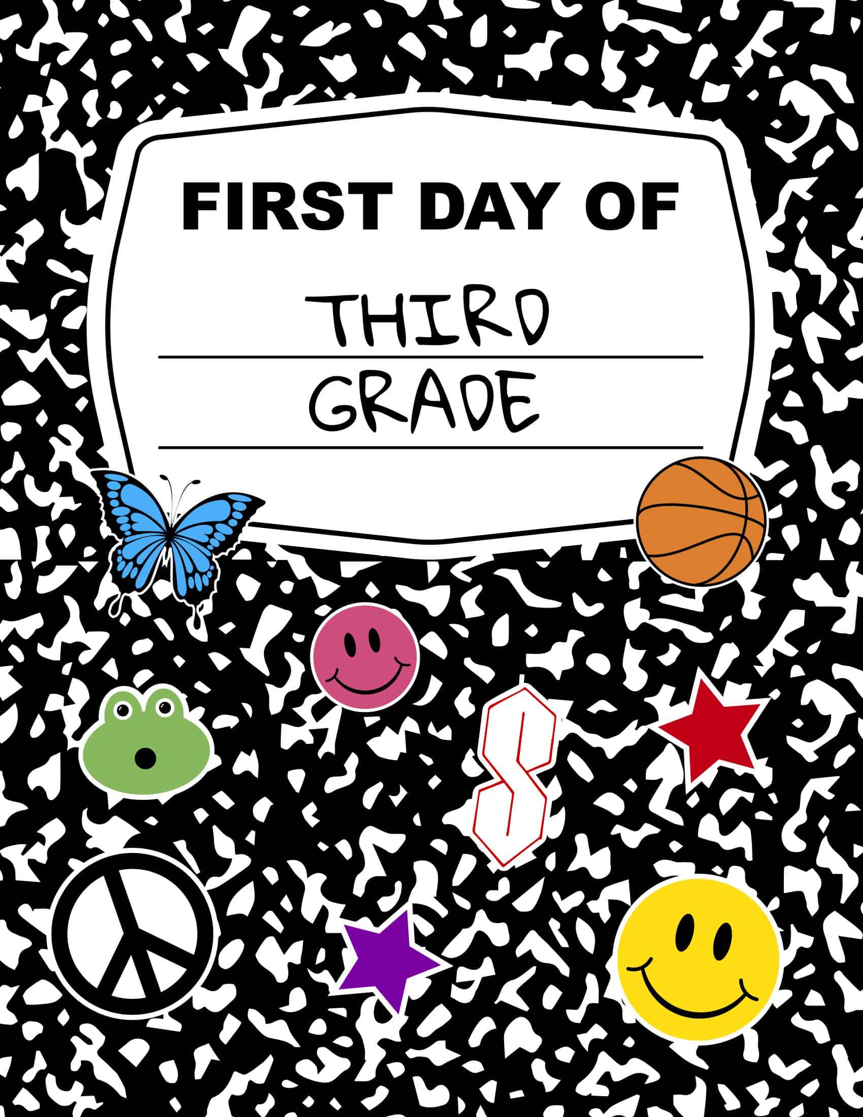 First Day of School Sign Word Download First Day of School Sign Word Download