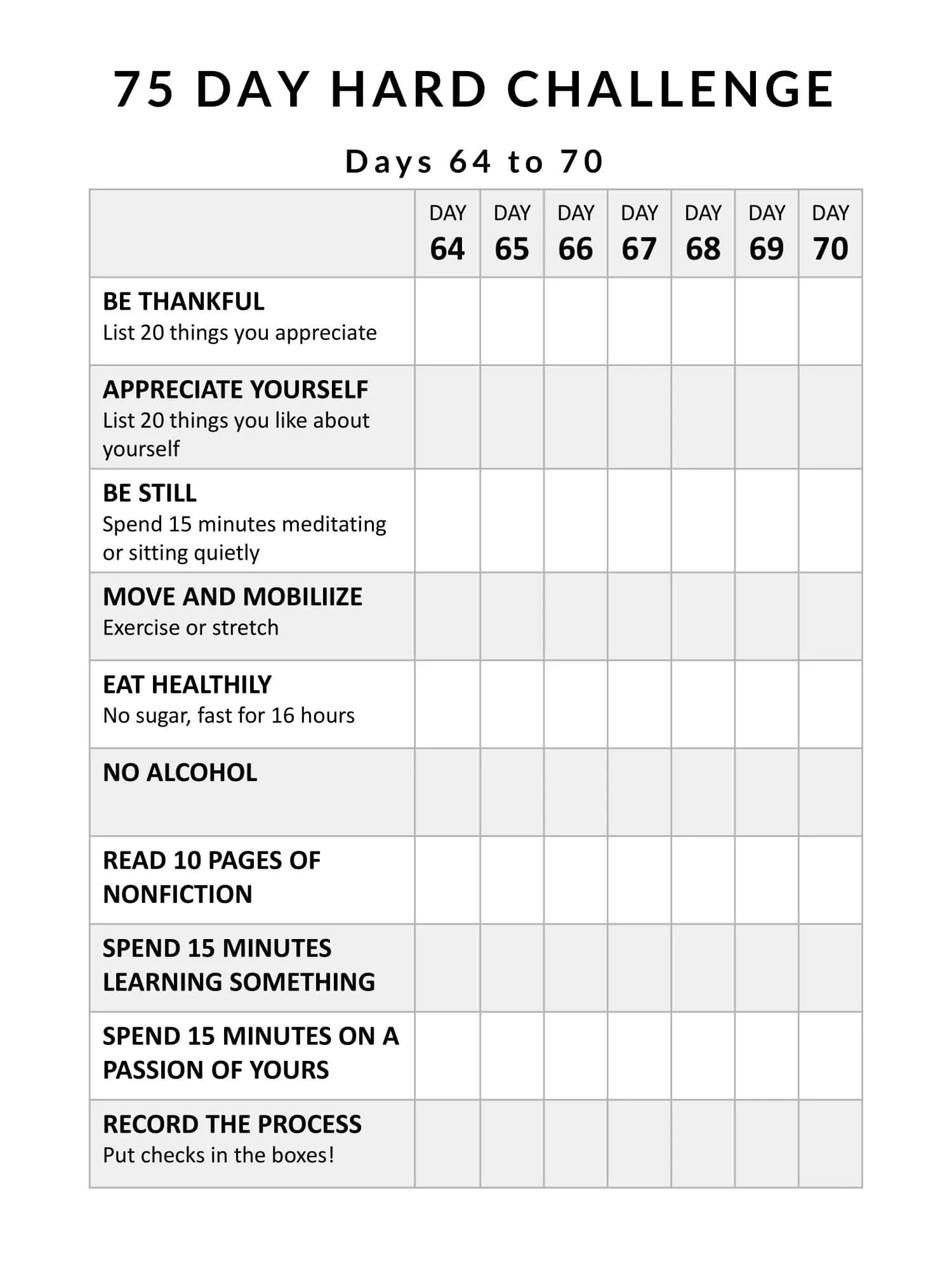 Free Download 75 Hard Challenge Free Download 75 Hard Challenge