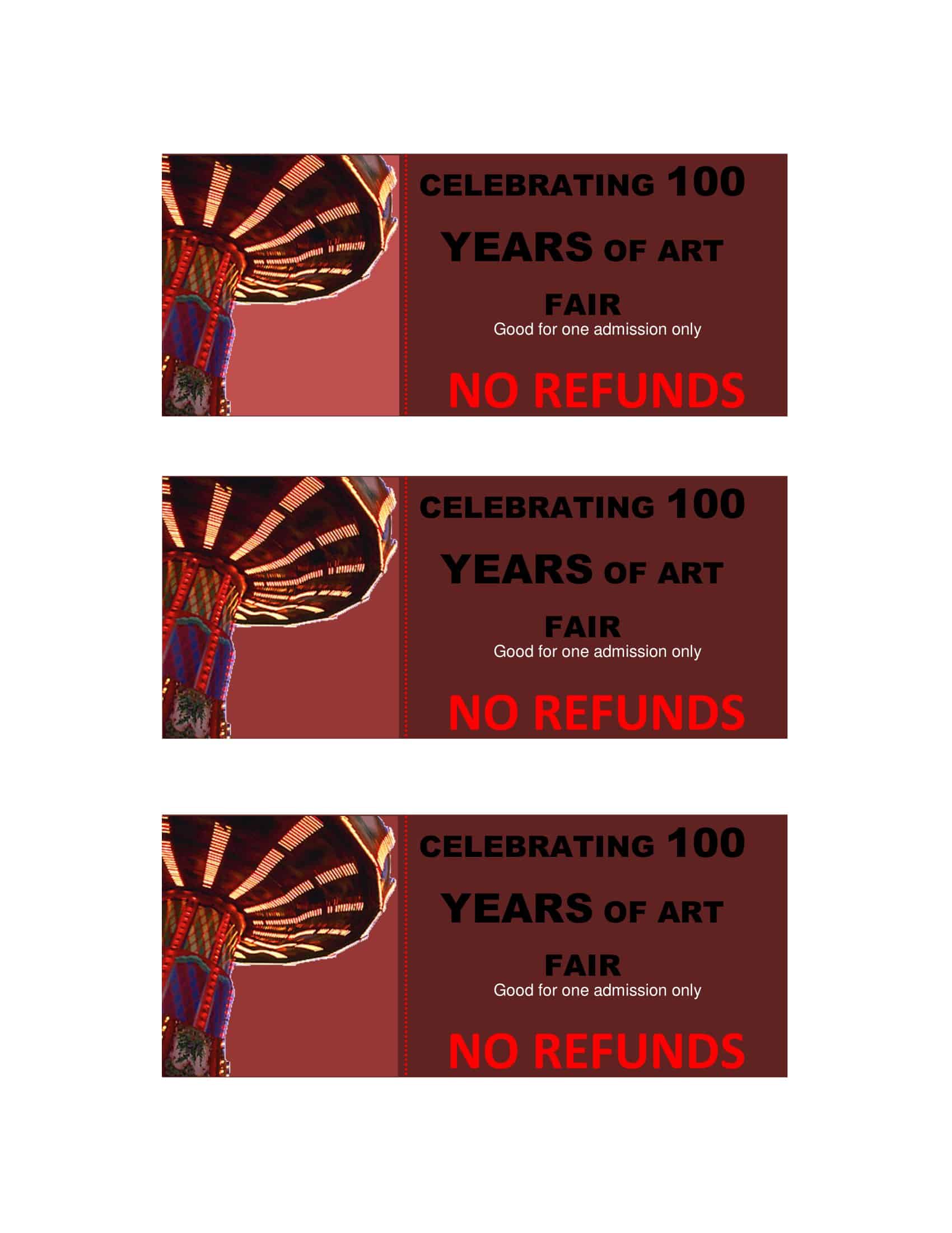 Free Download Movie Ticket Template Free Download Movie Ticket Template