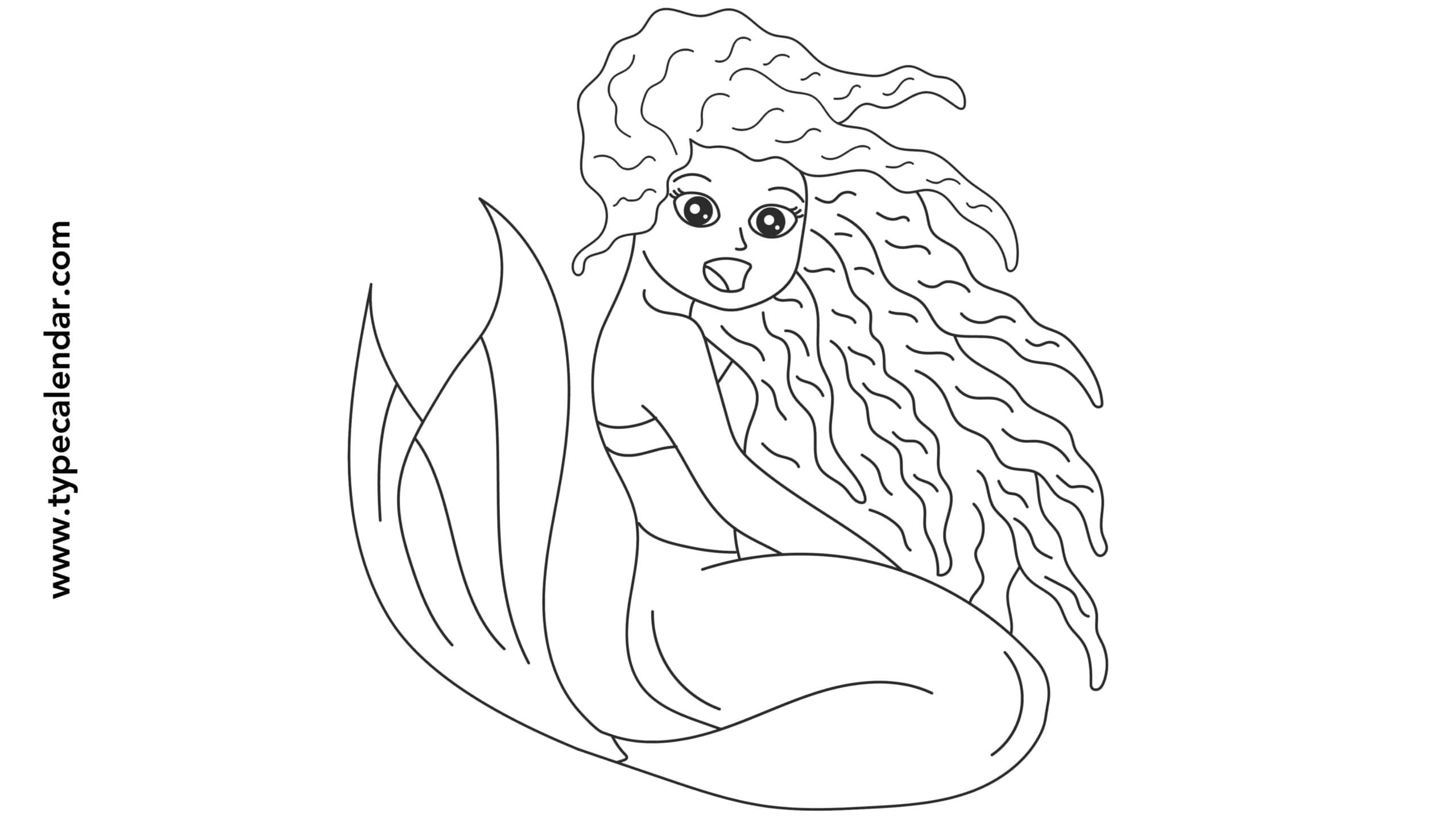 Free Mermaid Coloring Pages Downloadable Free Mermaid Coloring Pages Downloadable