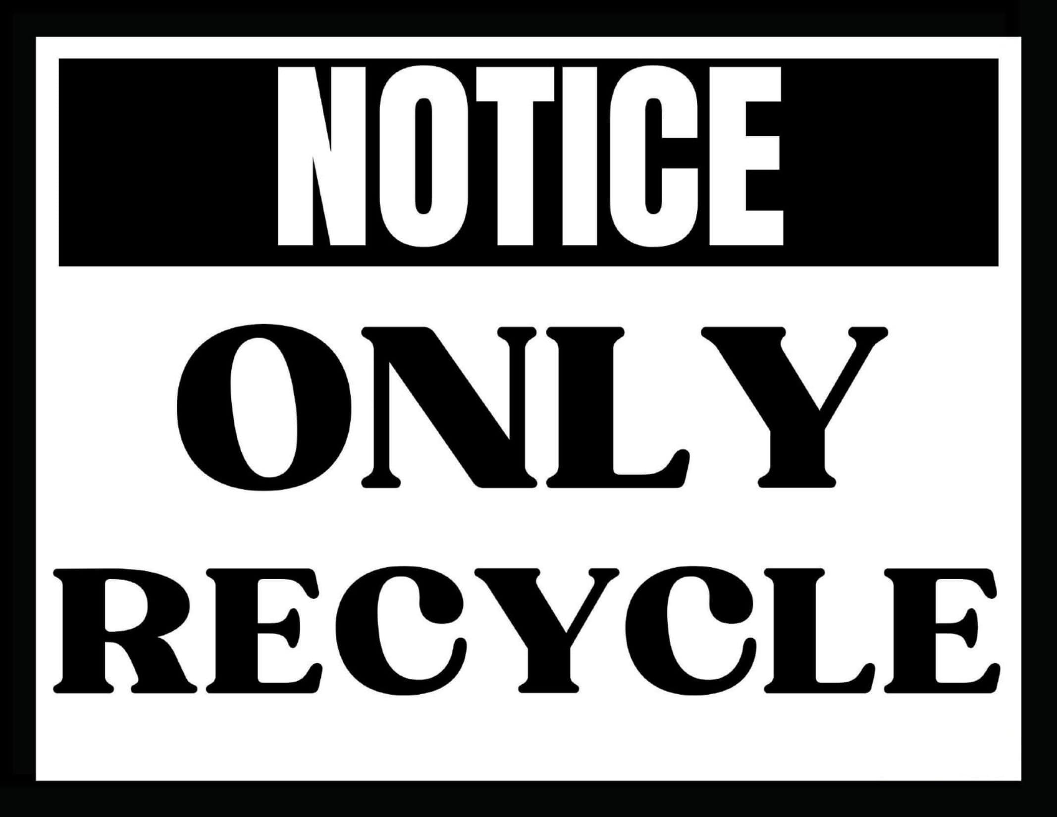 Free Printable Recycle Sign Printable Free Printable Recycle Sign Printable