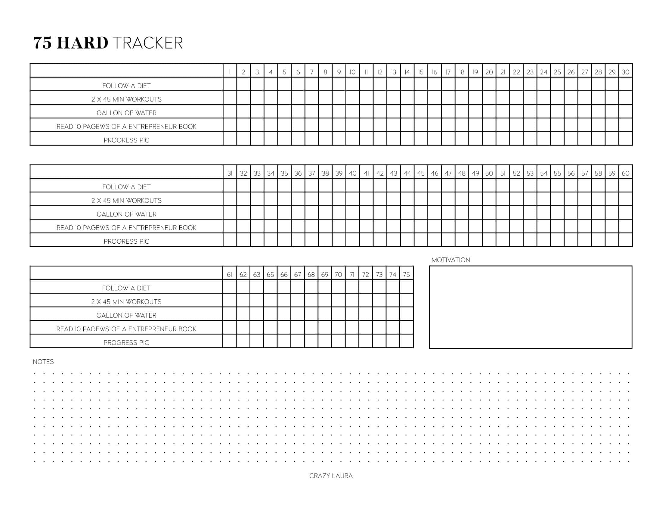 Free Sample 75 Hard Challenge Free Sample 75 Hard Challenge