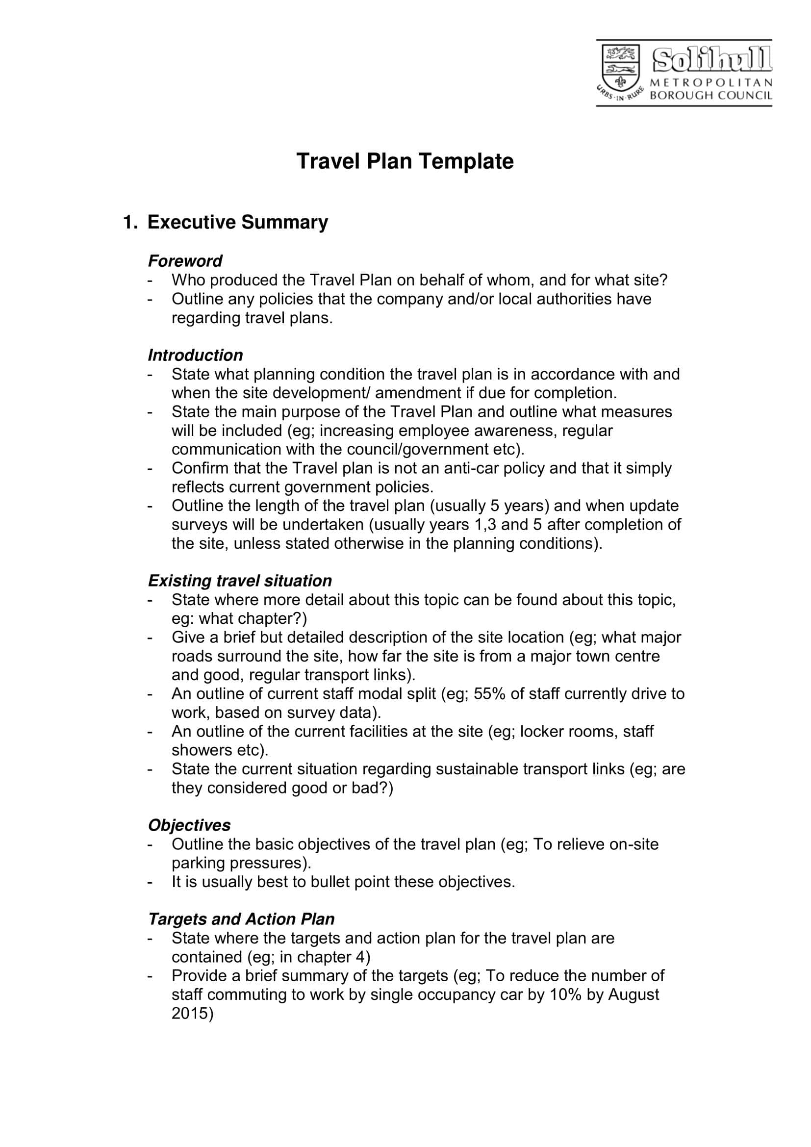 Free Travel Itinerary Word Free Travel Itinerary Word