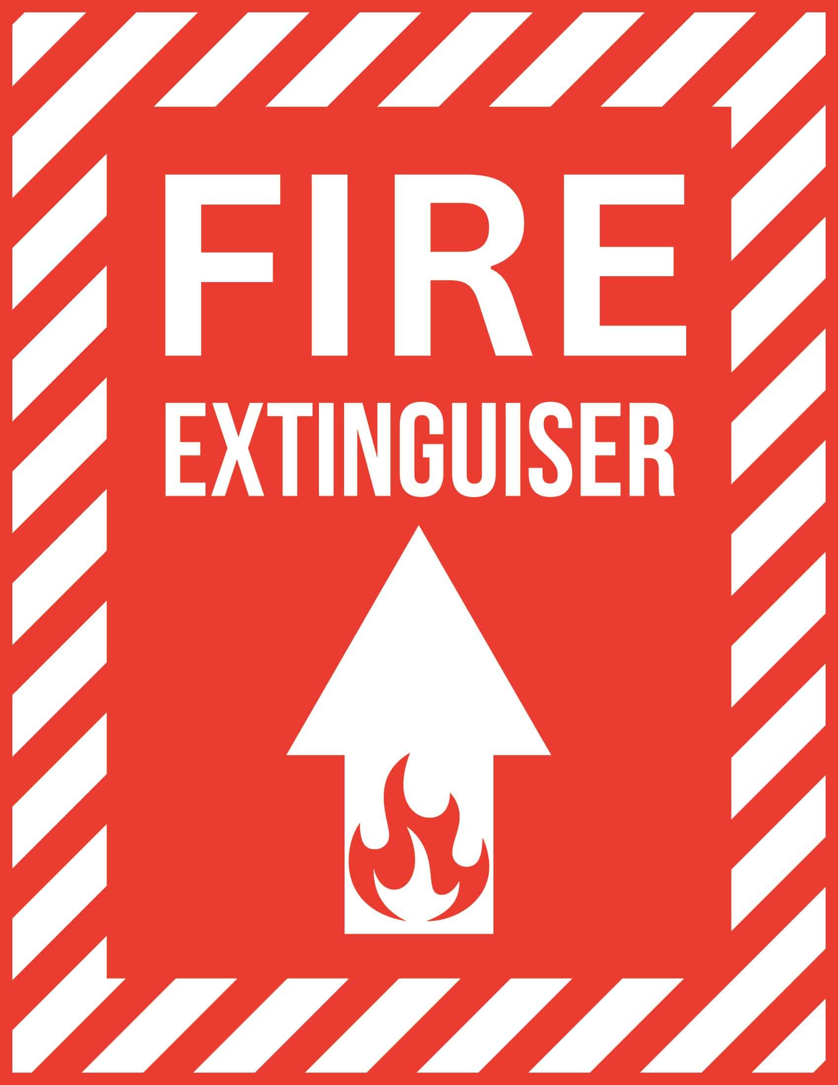 HD Fire Extinguisher Sign Word HD Fire Extinguisher Sign Word