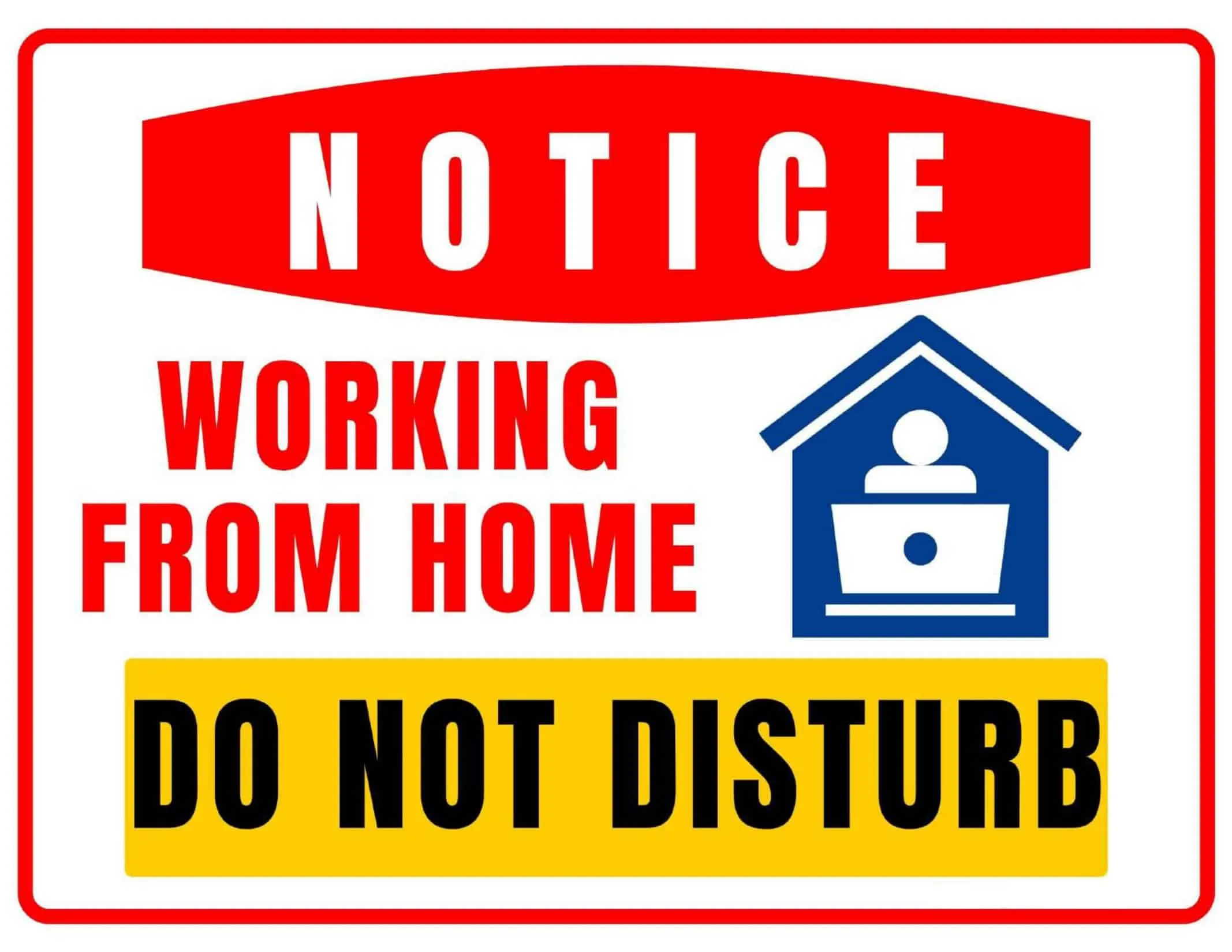 HD Sample Do Not Disturb Sign