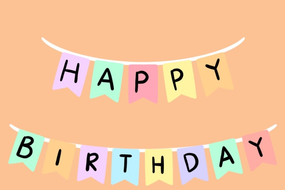 Happy Birthday Sign