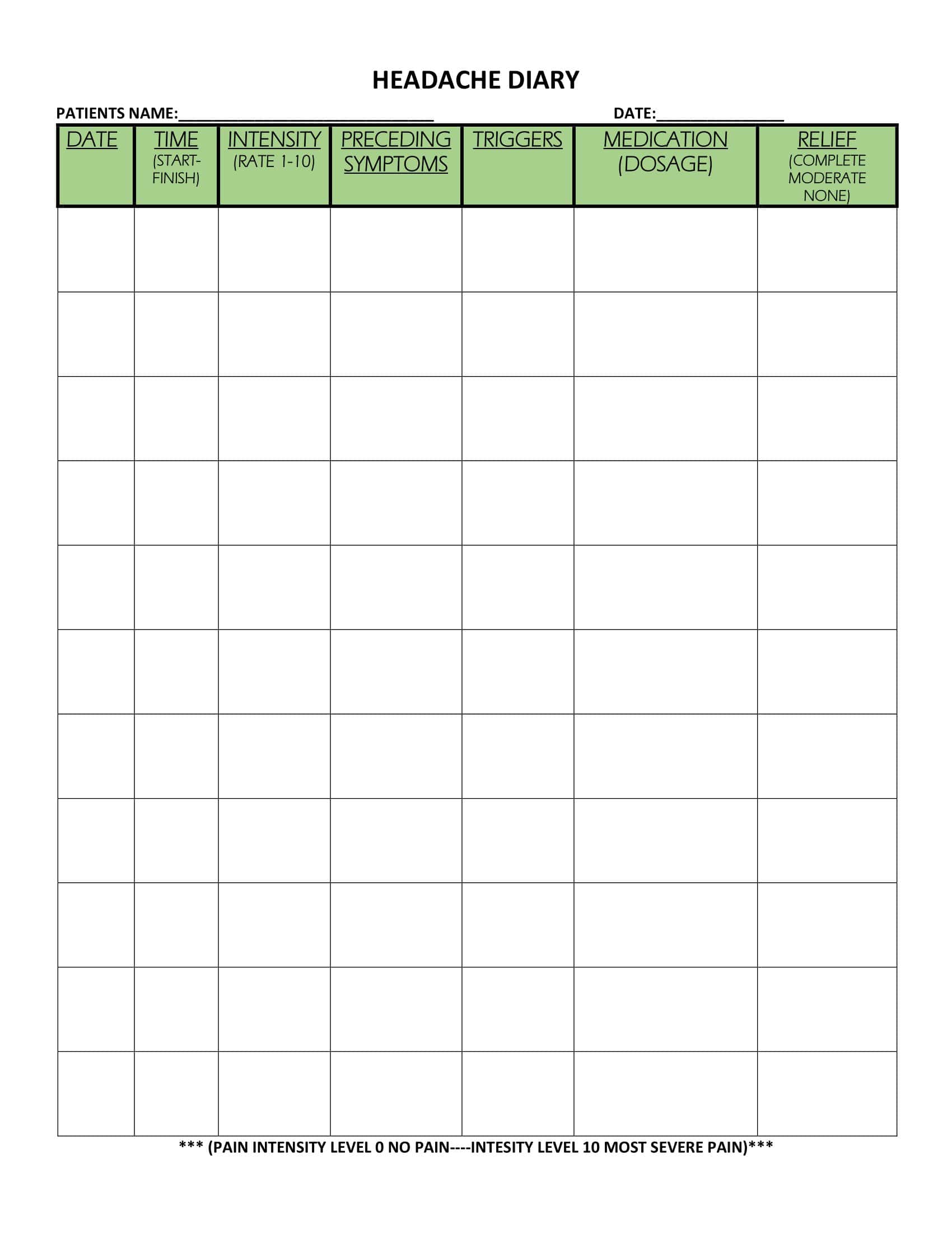 Headache Tracker Template Prntbl concejomunicipaldechinu gov co Headache Tracker Template Prntbl concejomunicipaldechinu gov co