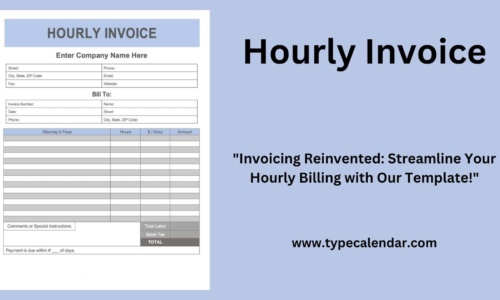 Free Printable Hourly Invoice Templates [Excel, Word, PDF]