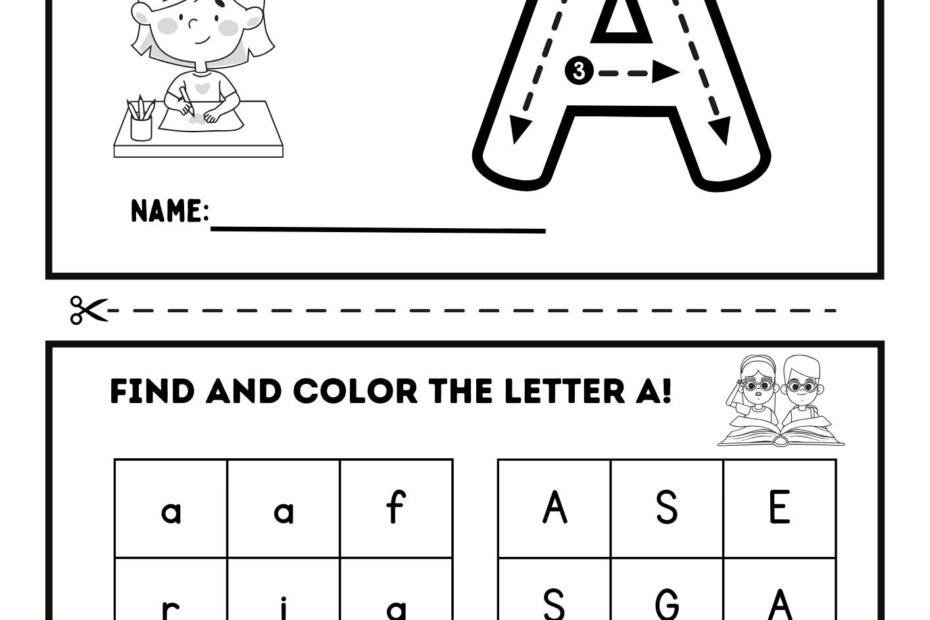 Letter A Worksheets