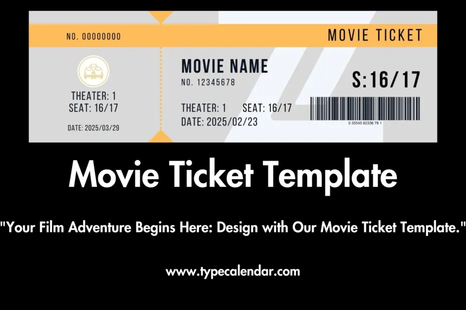 Movie Ticket Template