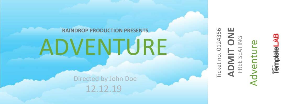 Movie Ticket Template PSD Download Movie Ticket Template PSD Download