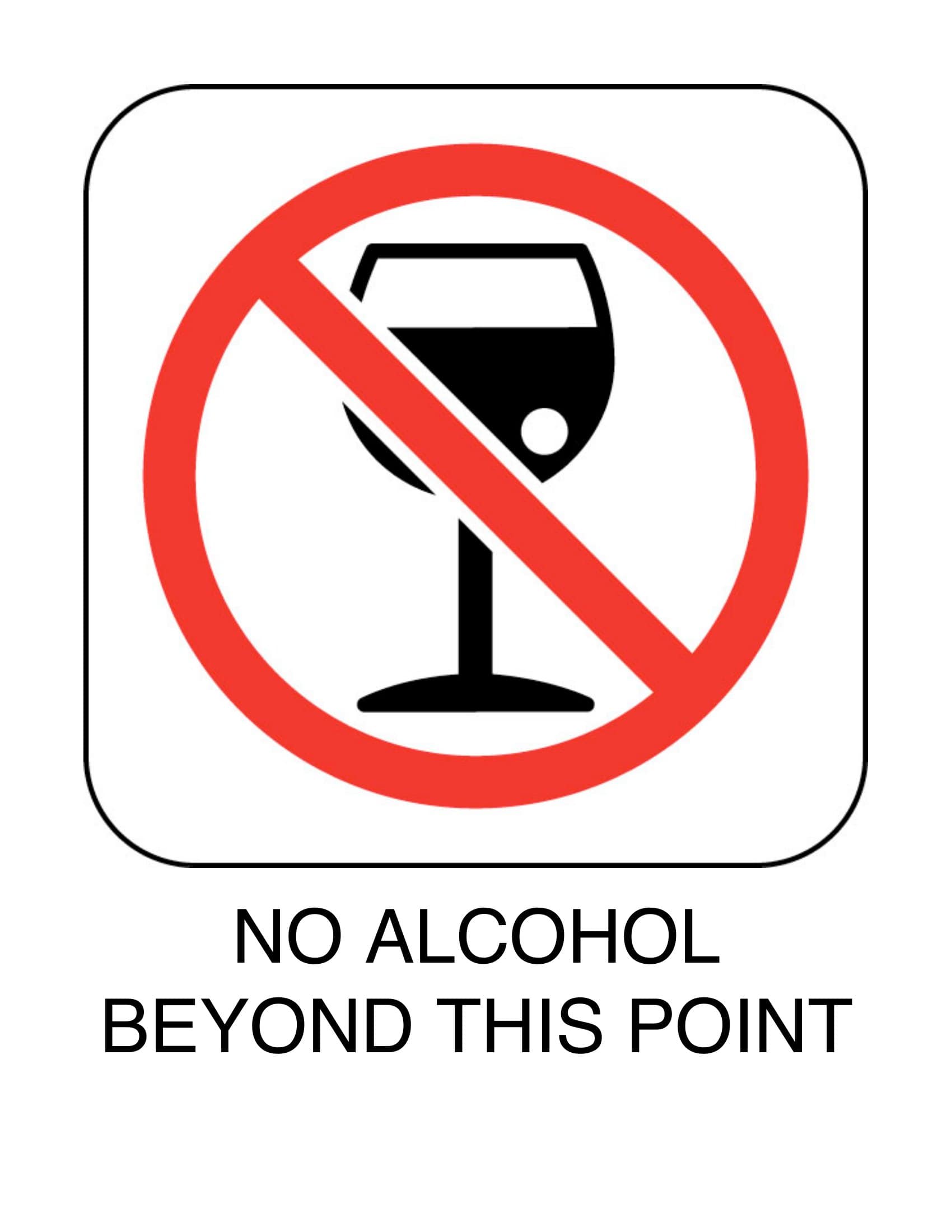 No-Cost Download No Alcohol Sign No-Cost Download No Alcohol Sign