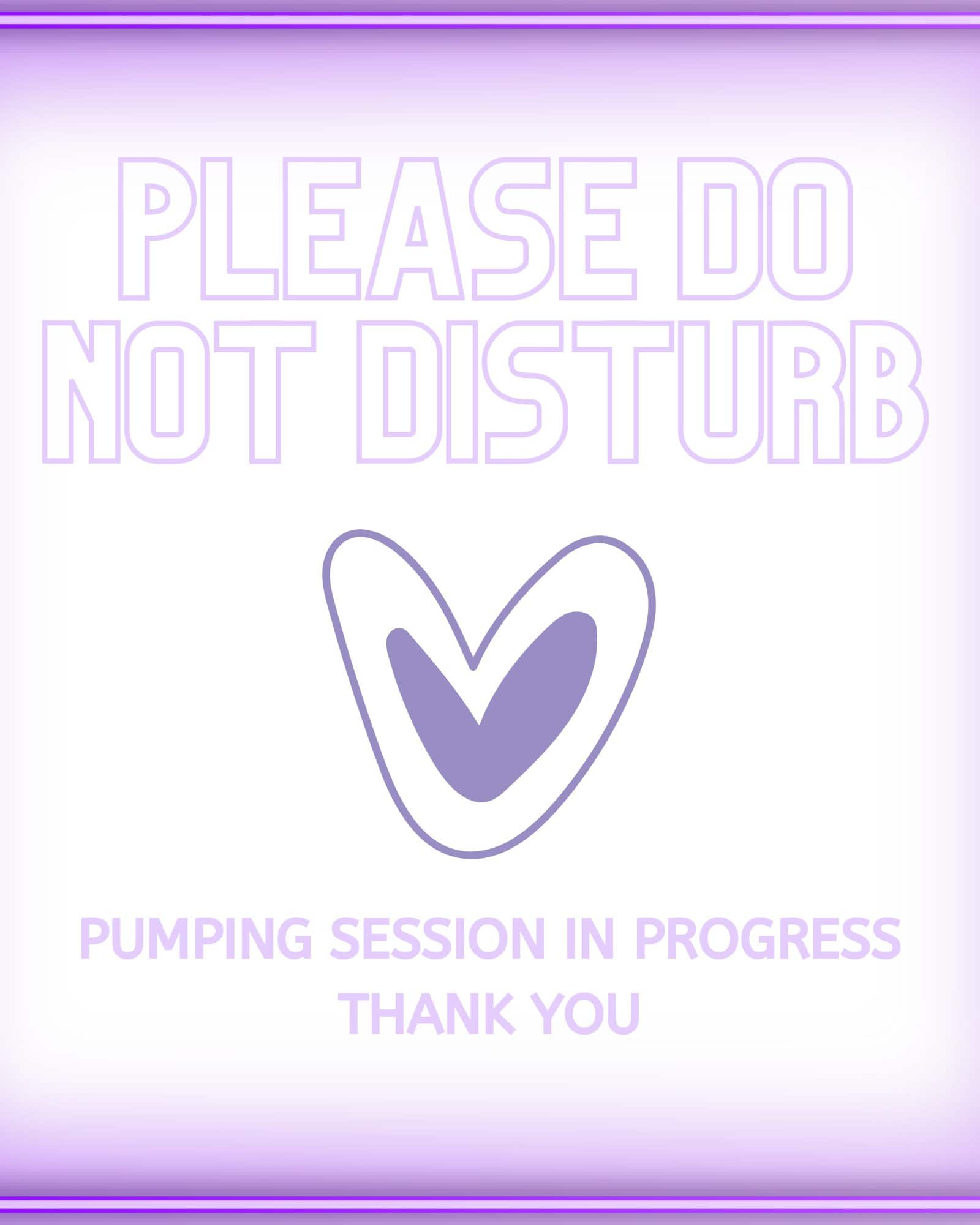 No-Cost Editable Do Not Disturb Sign