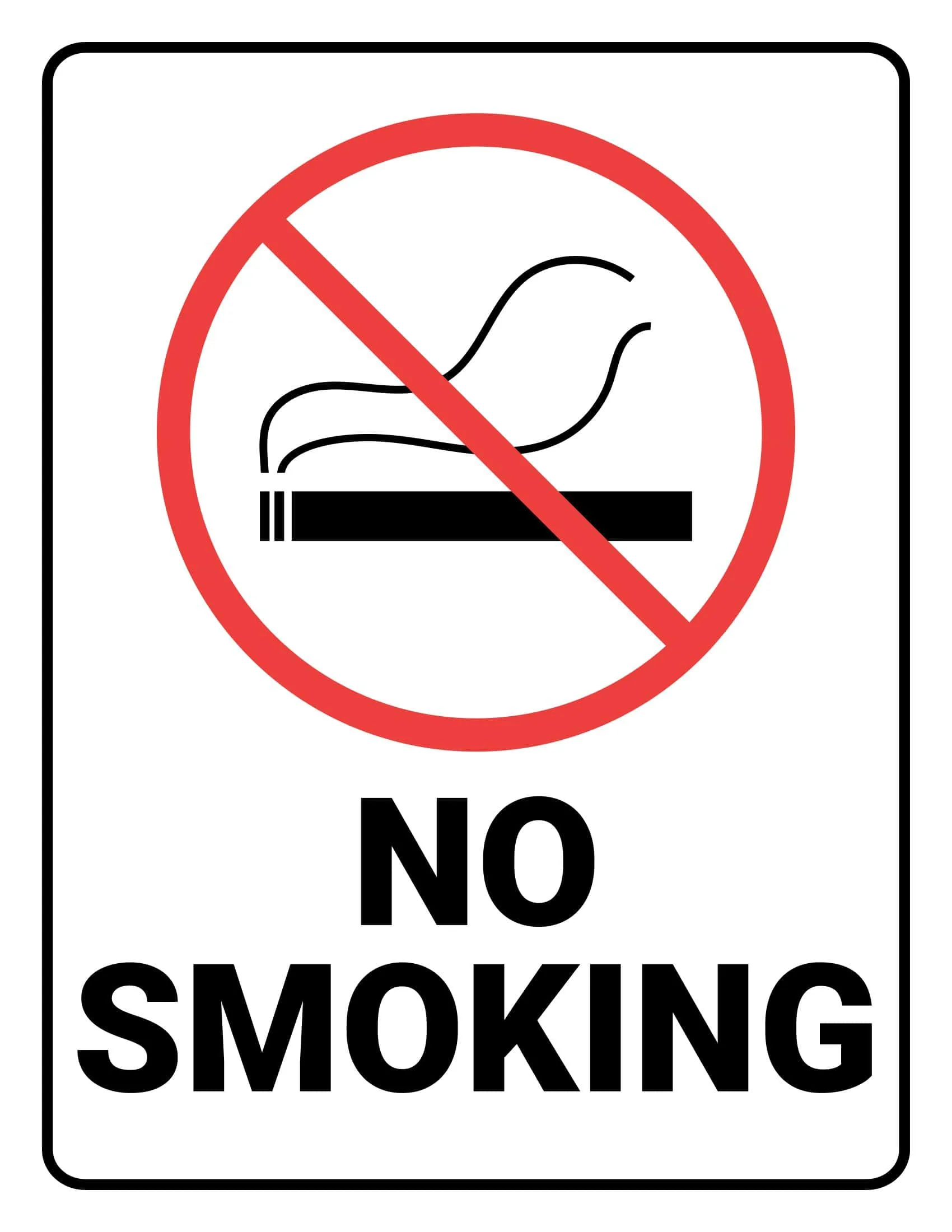 No-Cost Editable No Smoking Sign No-Cost Editable No Smoking Sign