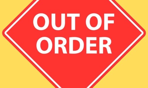 Free Printable Out of Order Sign Templates [PDF, Word] Restroom