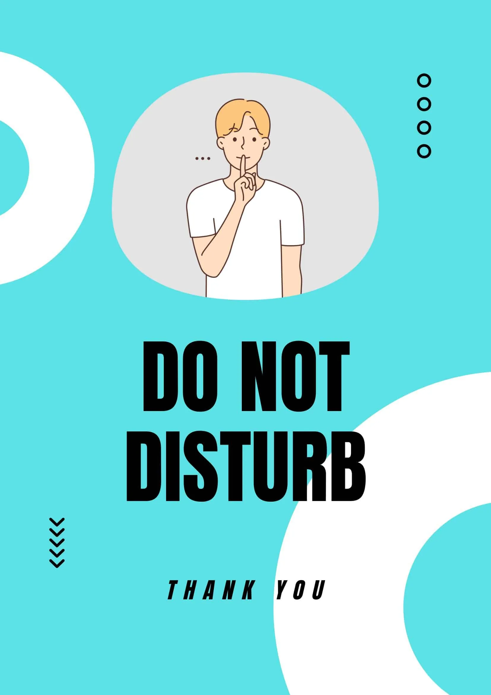 Printable Download Do Not Disturb Sign