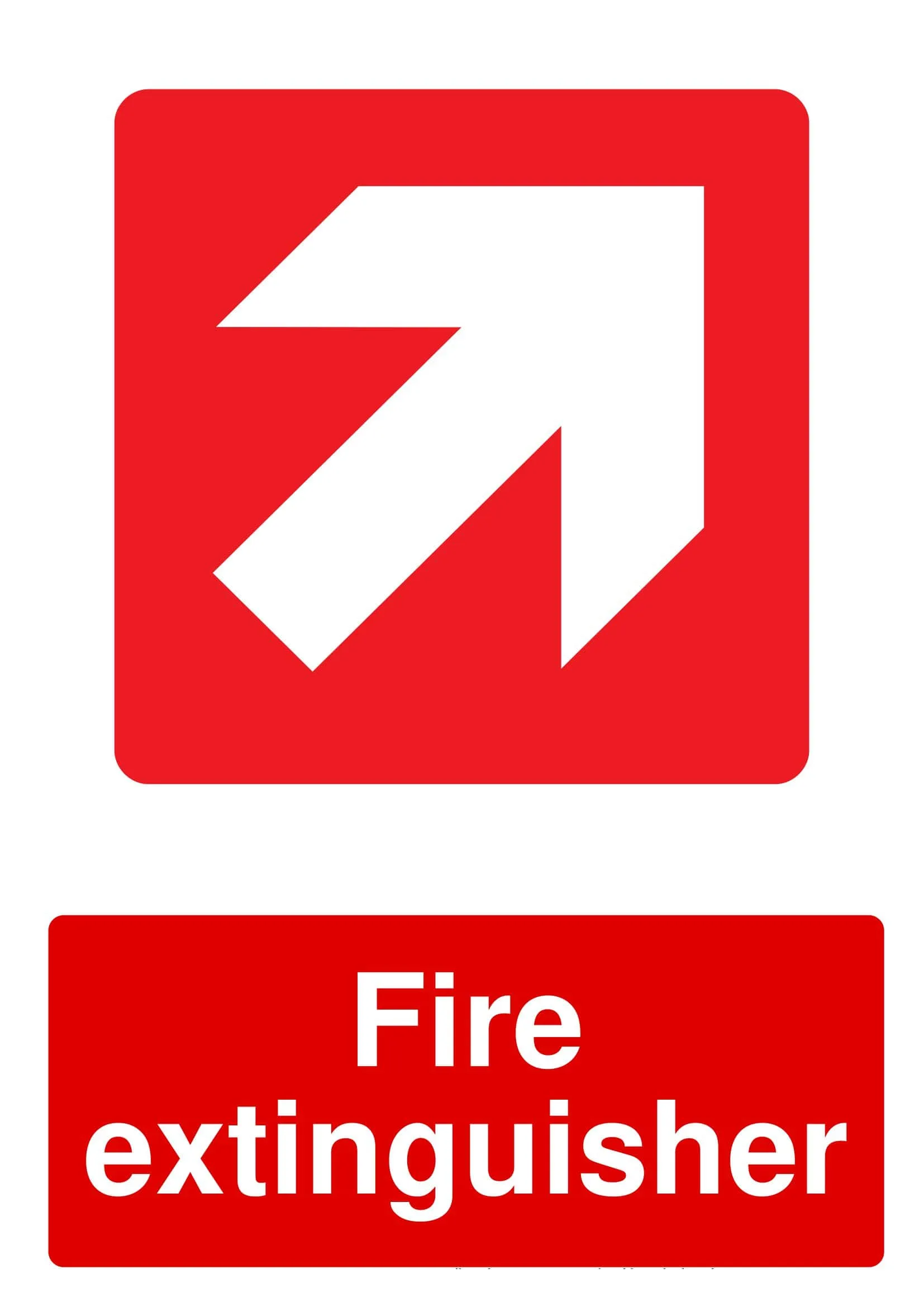 Printable Fire Extinguisher Sign Printable Fire Extinguisher Sign
