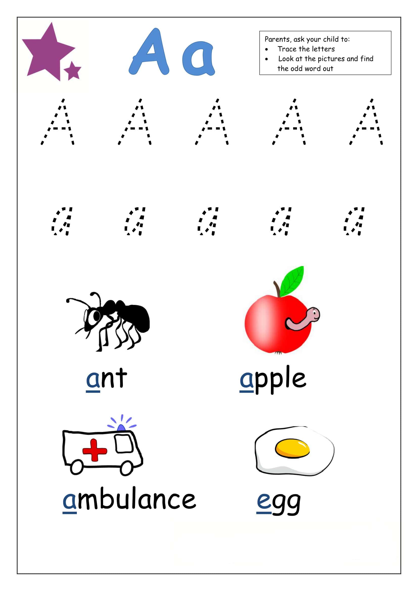 Printable Letter A Worksheets Word Printable Letter A Worksheets Word