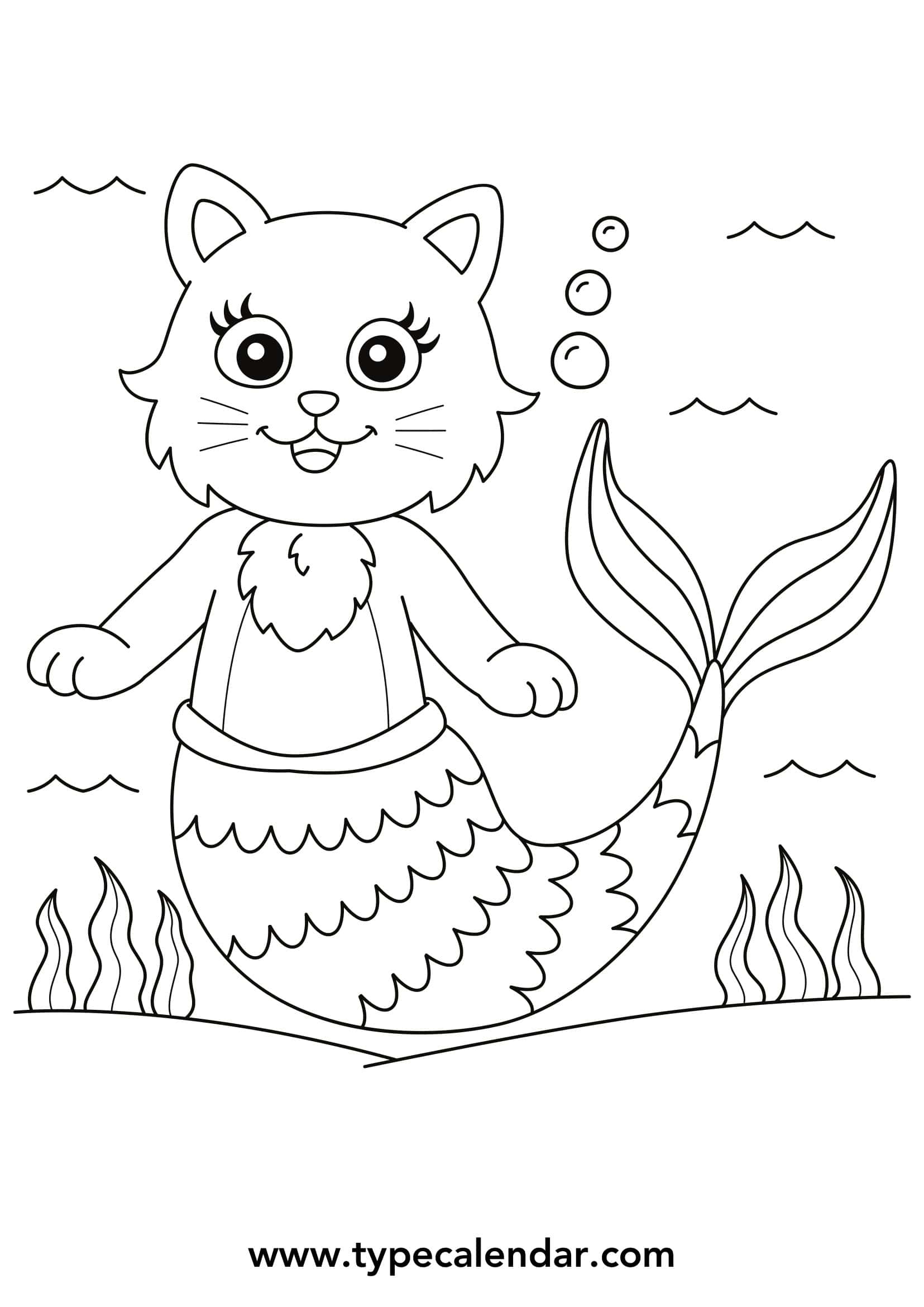 Printable Mermaid Coloring Pages Printable Mermaid Coloring Pages