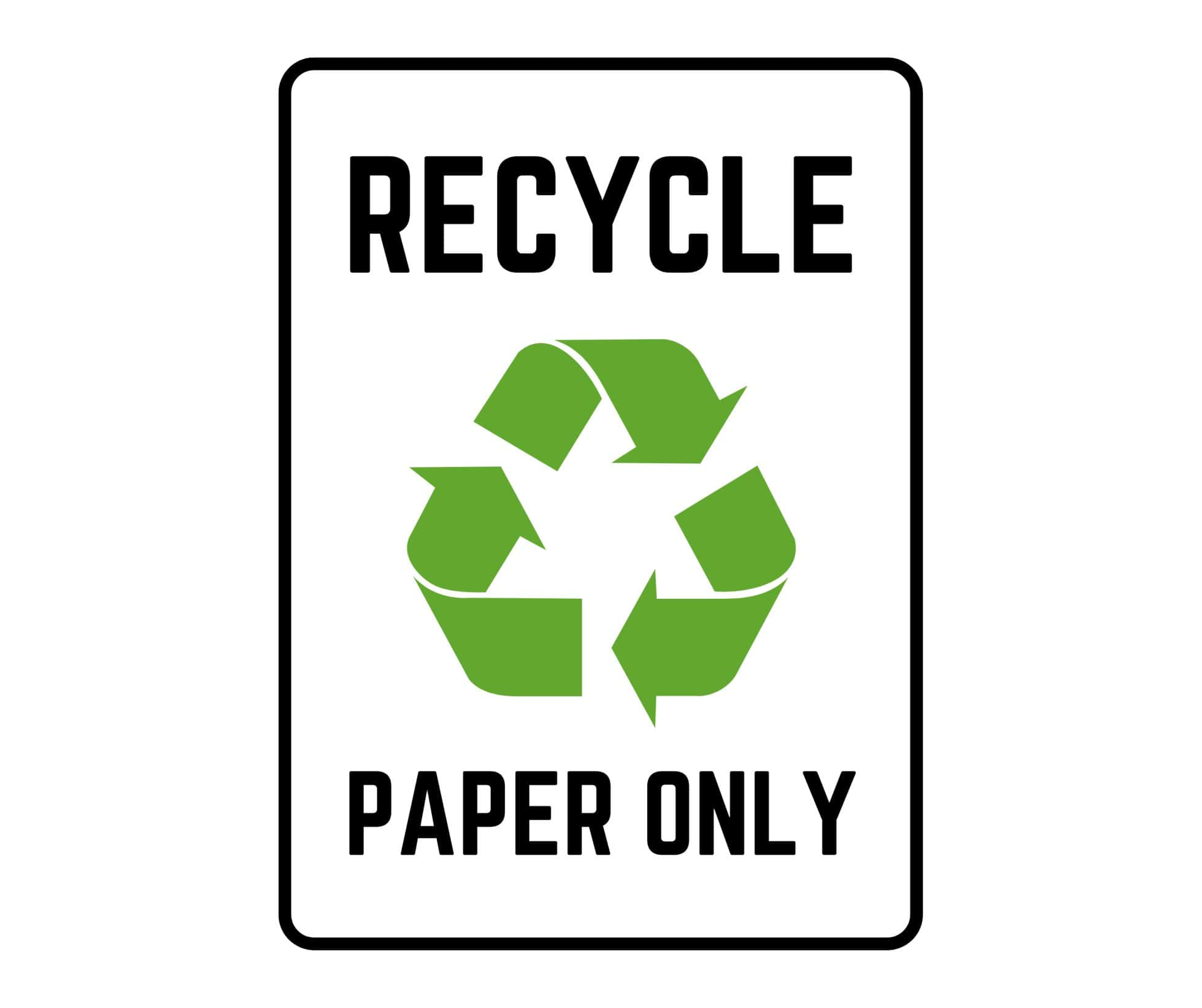 Free Printable Recycle Sign Printable Free Printable Recycle Sign Printable