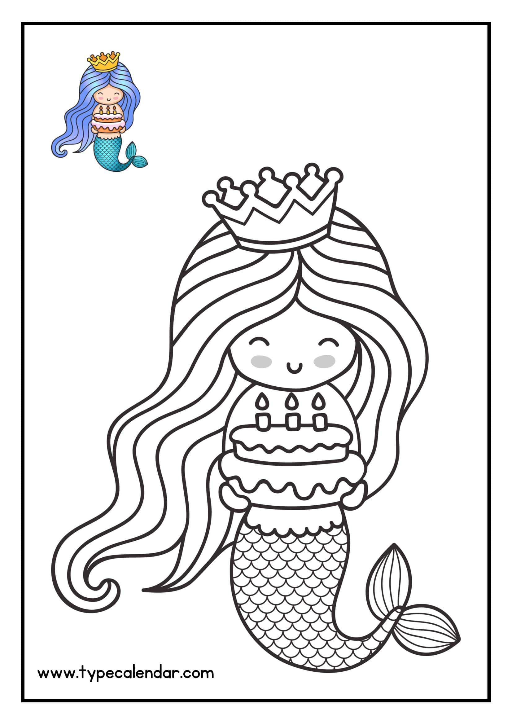 Sample Mermaid Coloring Pages Editable Sample Mermaid Coloring Pages Editable