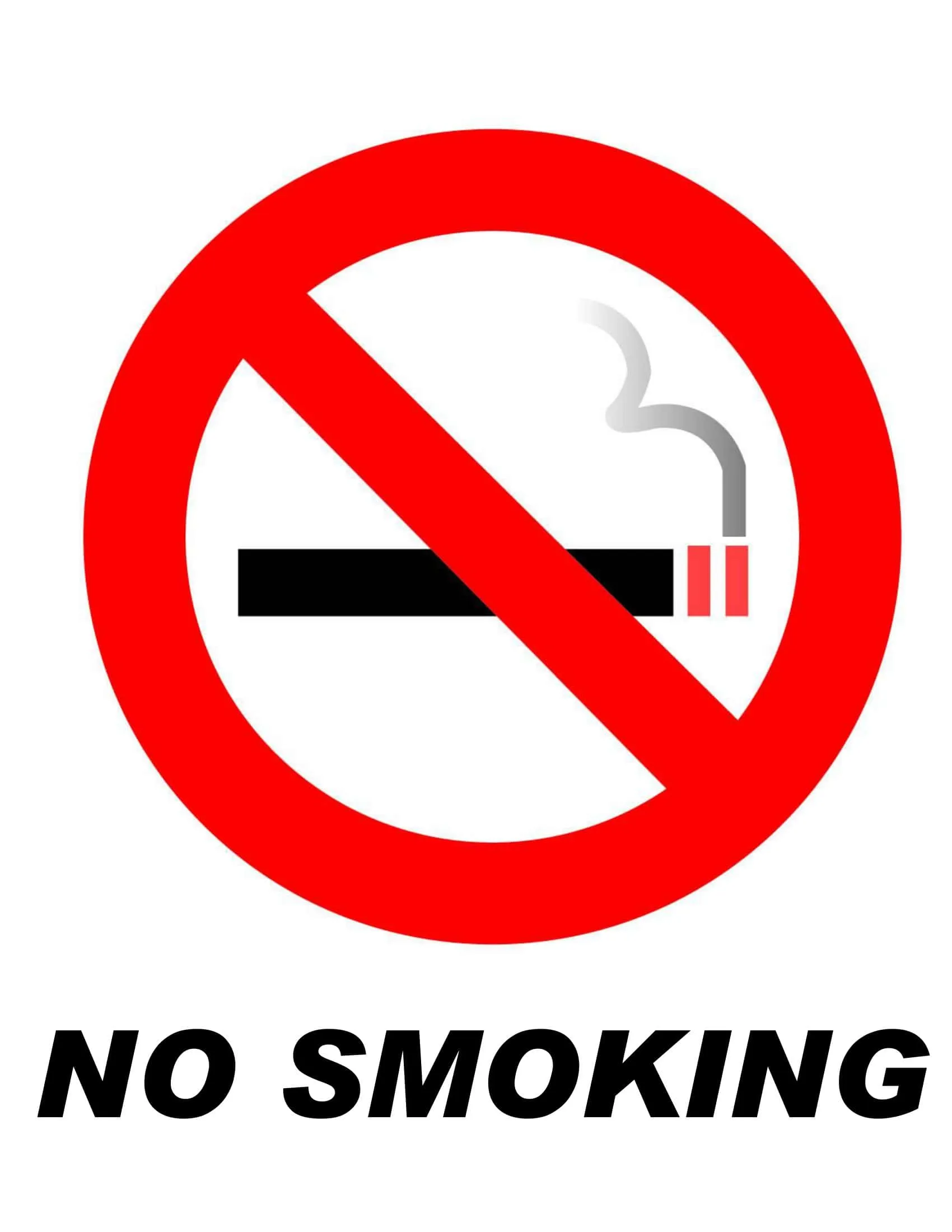 Sample No Smoking Word Template Sample No Smoking Word Template