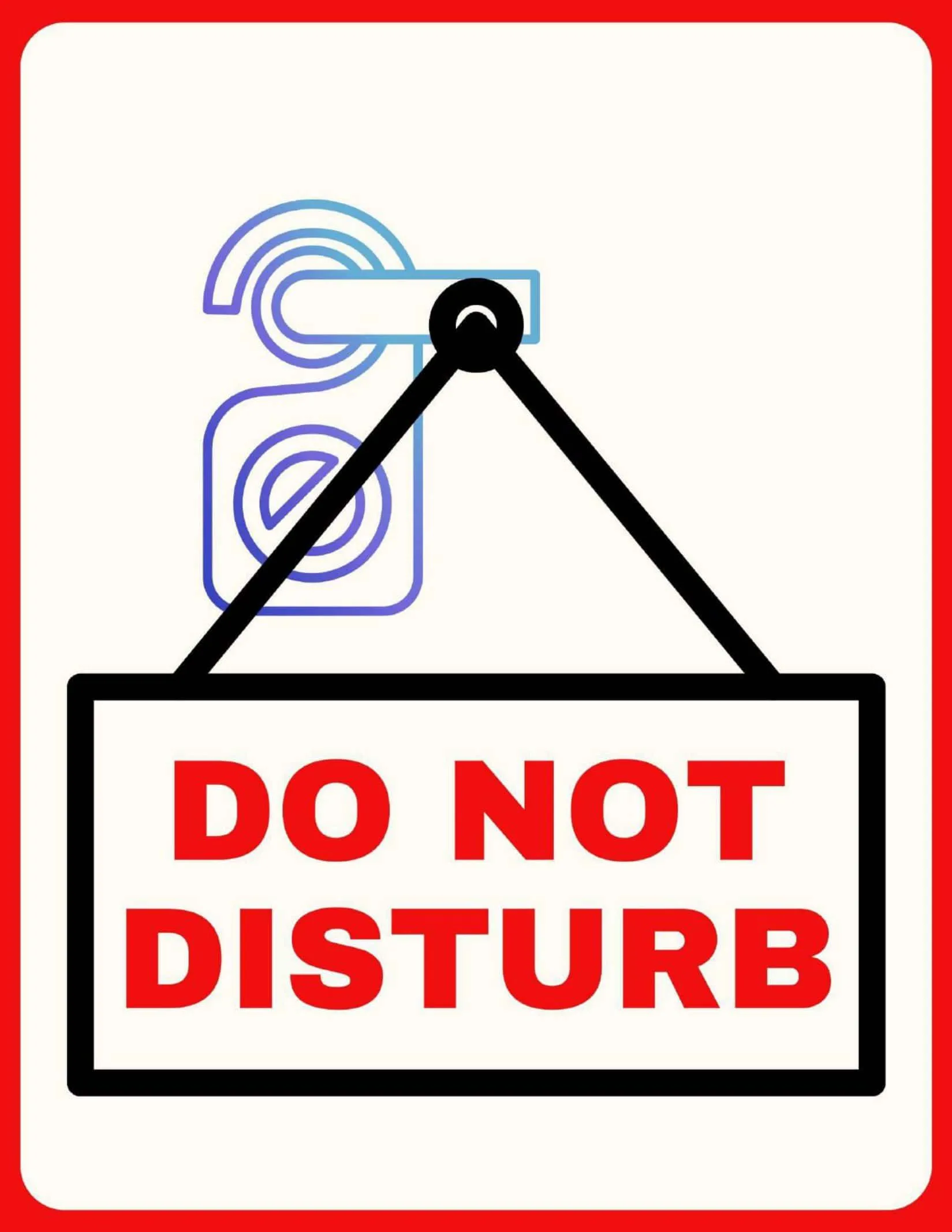 Sample PDF Do Not Disturb Sign