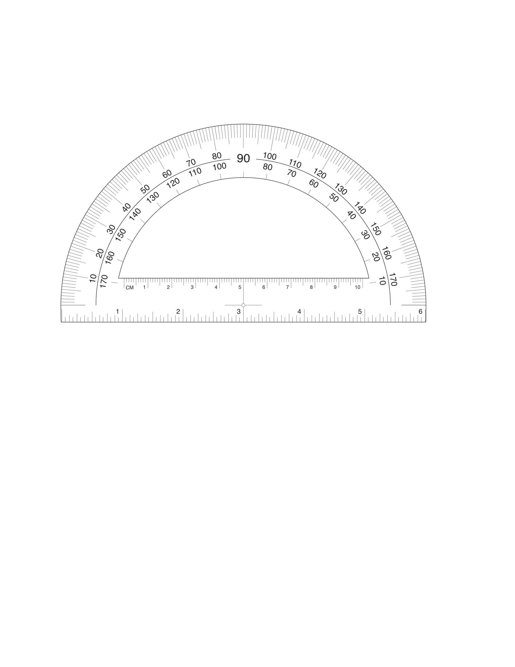 Free Printable Protractor Templates PDF Word Circle Homemade Free Printable Protractor Templates PDF Word Circle Homemade