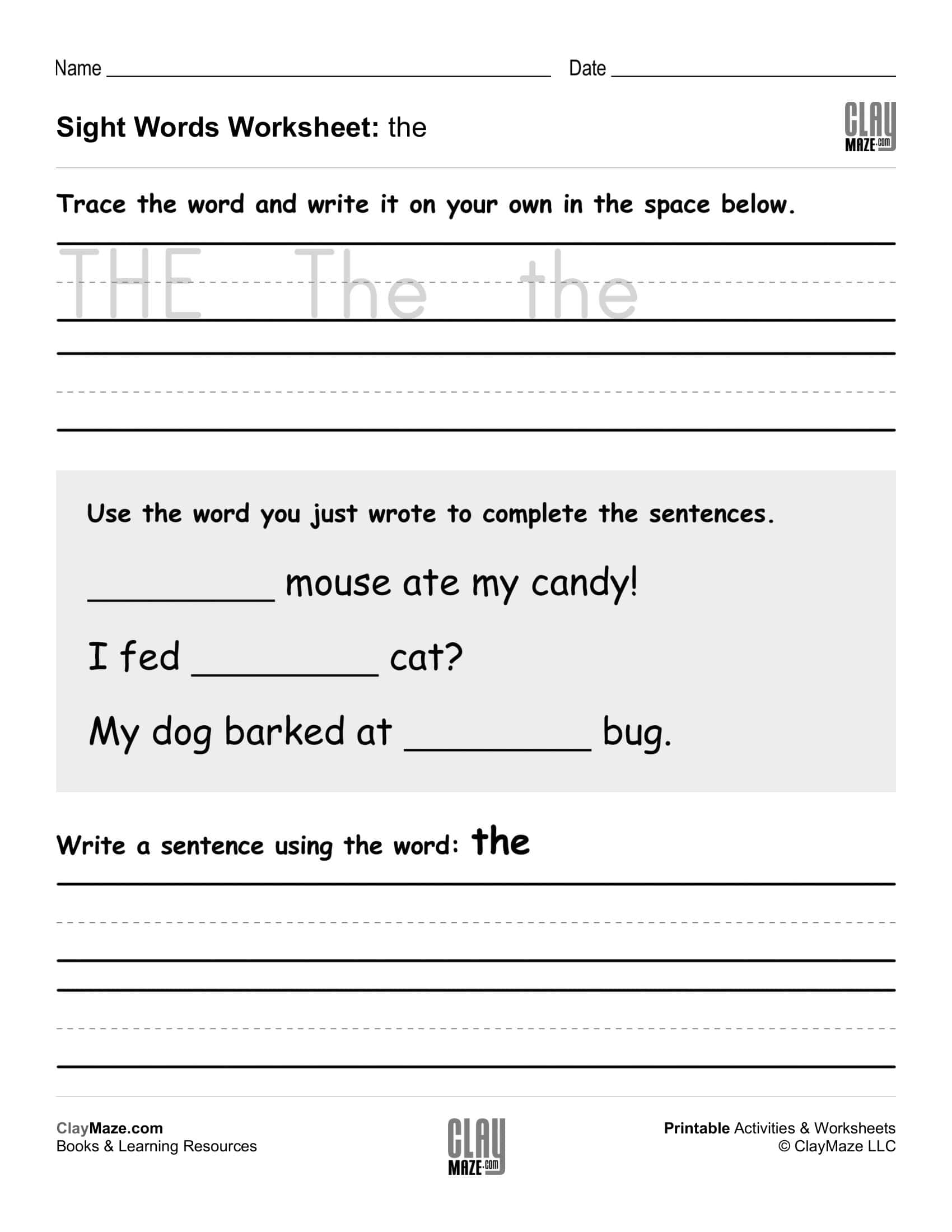 free-printable-sight-words-worksheets-pdf-kindergarten