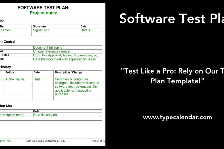 Software Test Plan