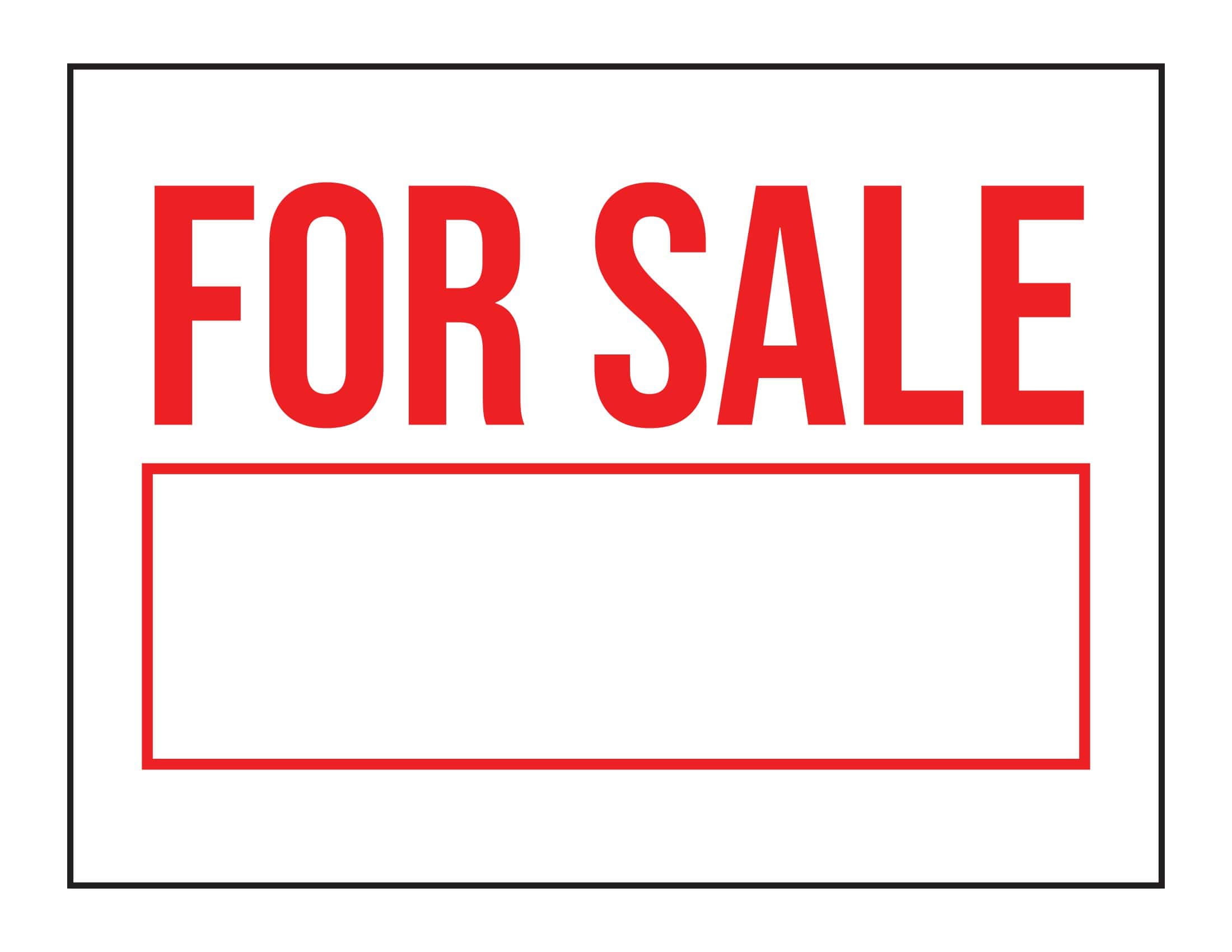 Unique For Sale Sign Template Unique For Sale Sign Template