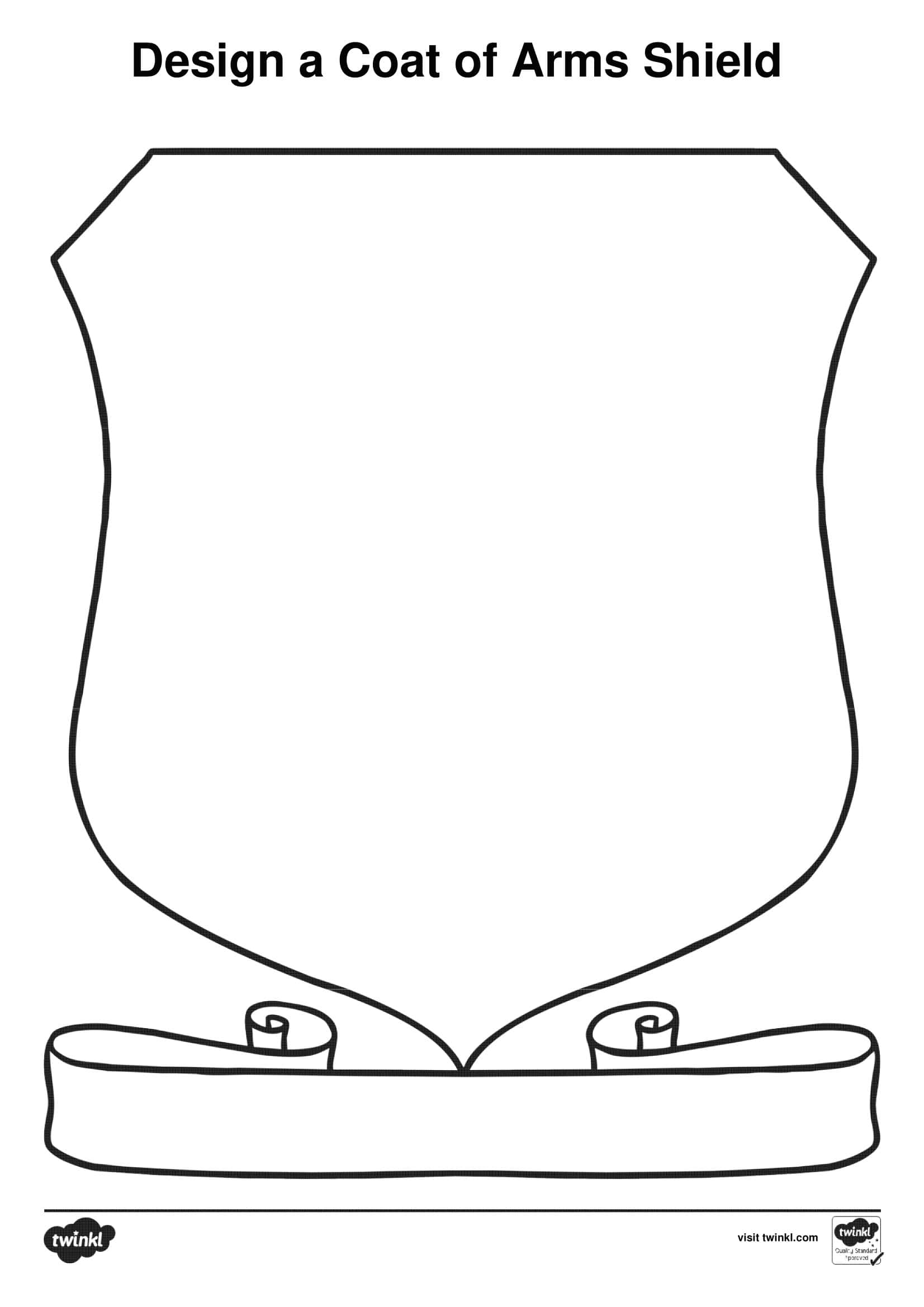 50 Free Printable Coat Of Arms Templates Editable PDF 