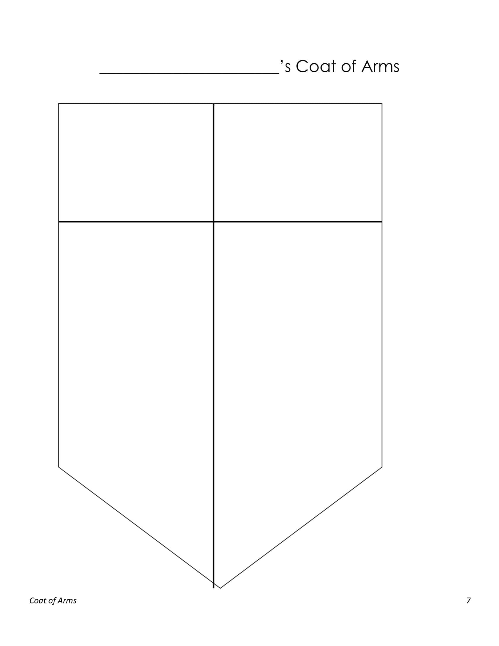 Word Downloadable Coat Of Arms Template Word Downloadable Coat Of Arms Template