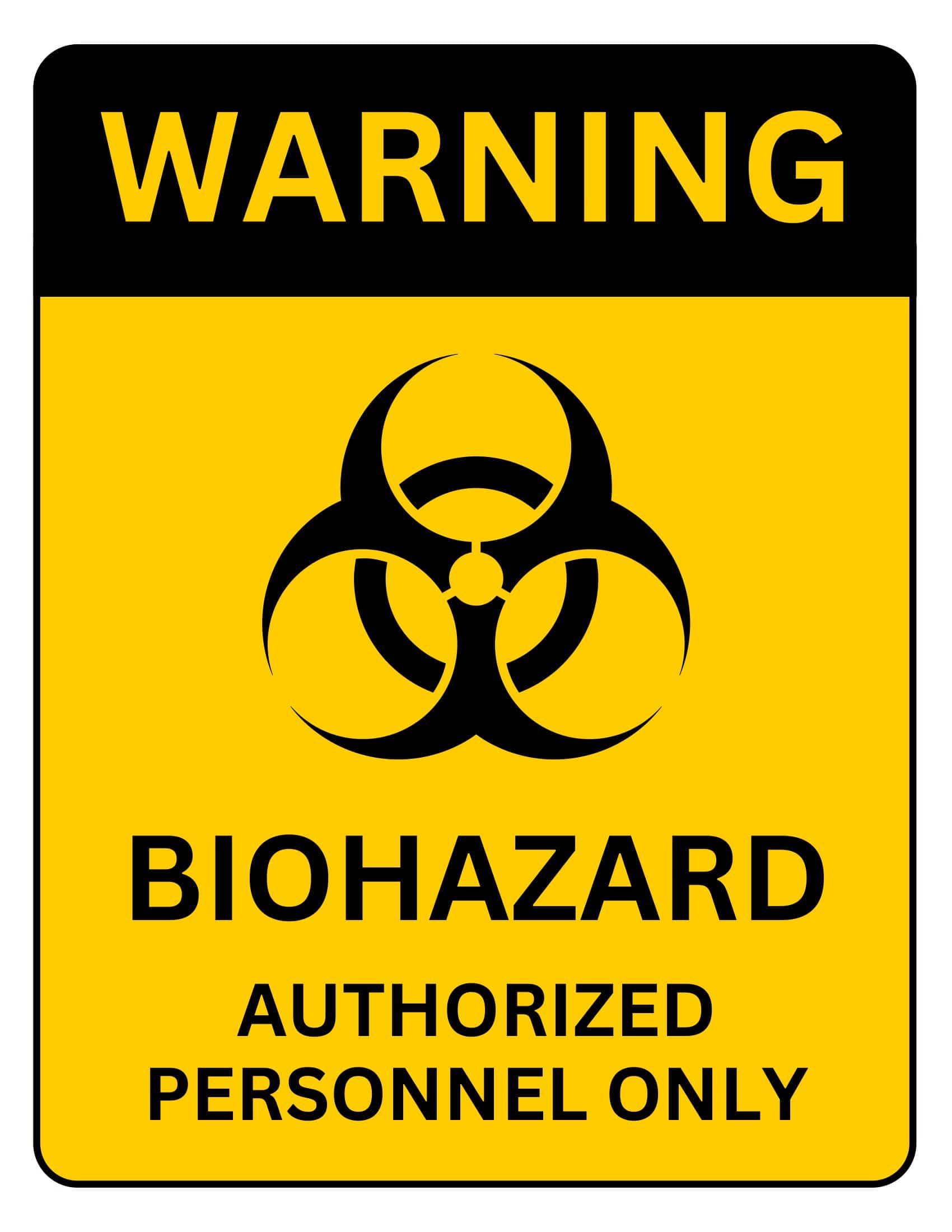 Free Printable Biohazard Sign Templates PNG PDF Colors Labels Free Printable Biohazard Sign Templates PNG PDF Colors Labels